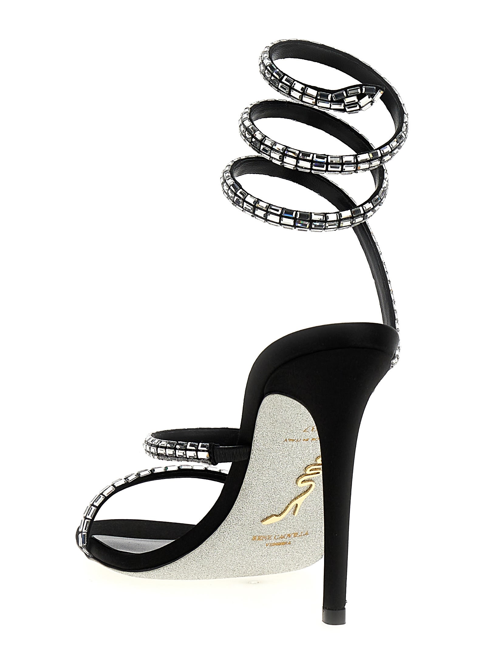 René Caovilla Cleo Chandelier Sandals In Multicolor