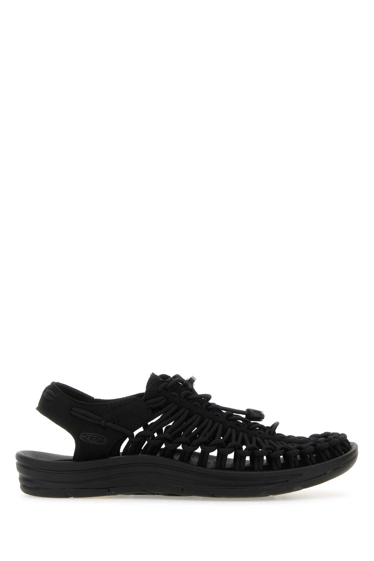 Black Fabric Uneek Sneakers