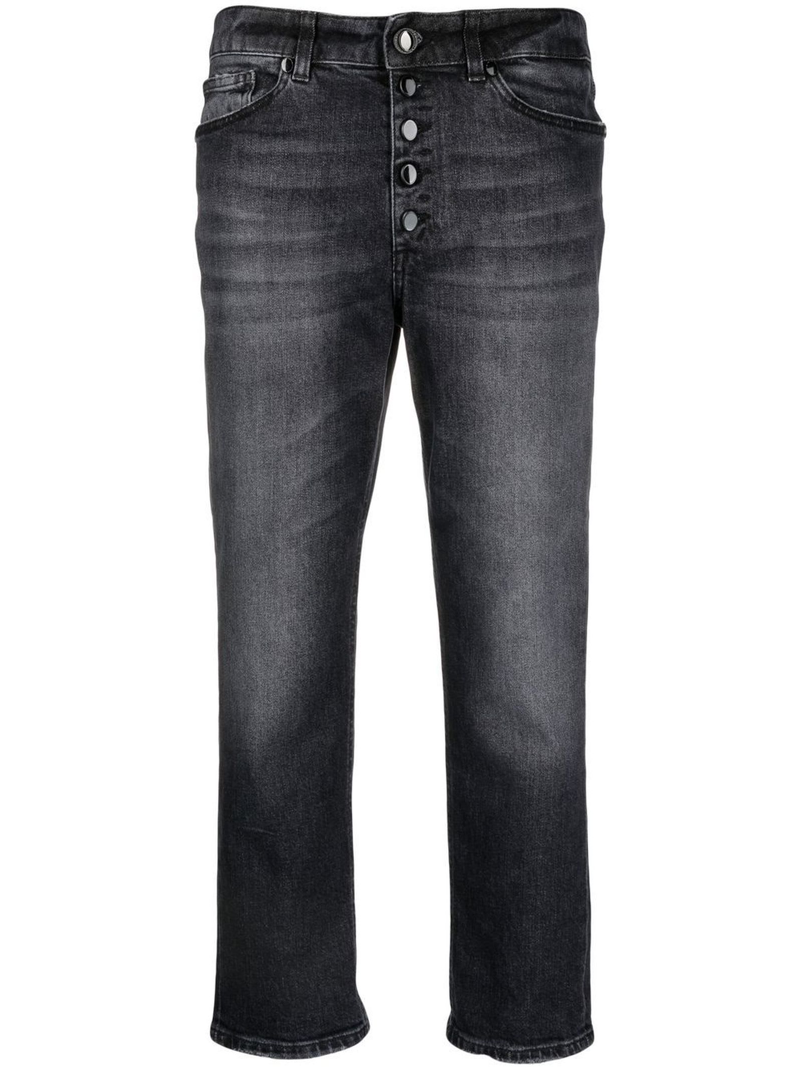 Dondup Black Cotton Jeans