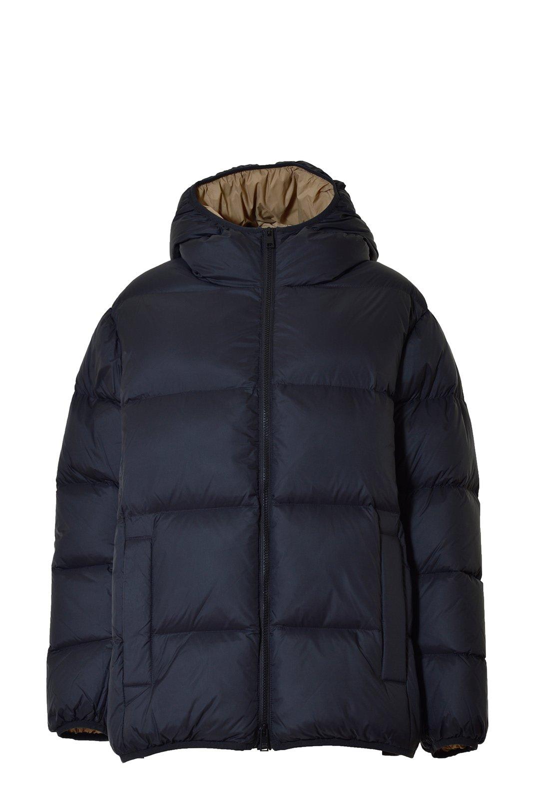 MSGM Zip-up Hooded Puffer Jacket