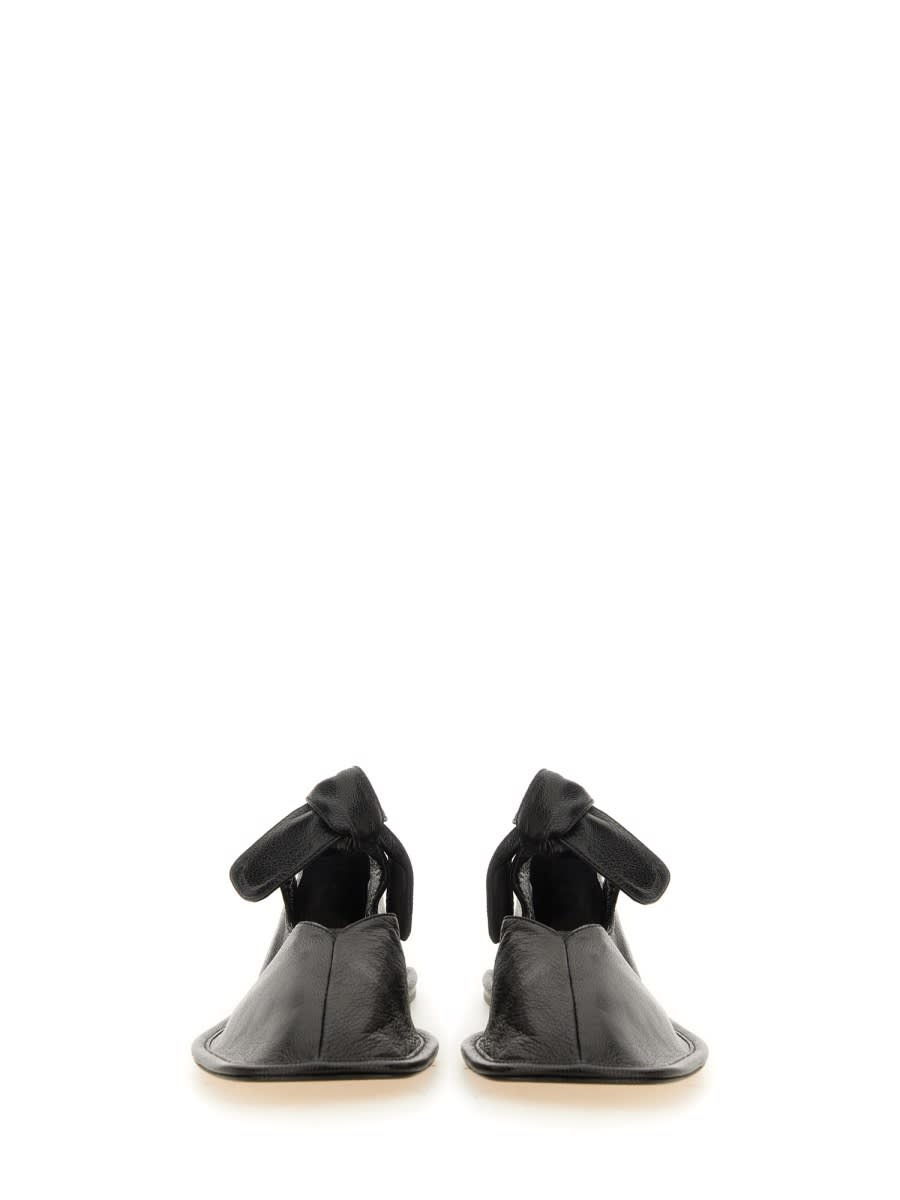 Hereu Women Shoe Llasada Crinkled In Black