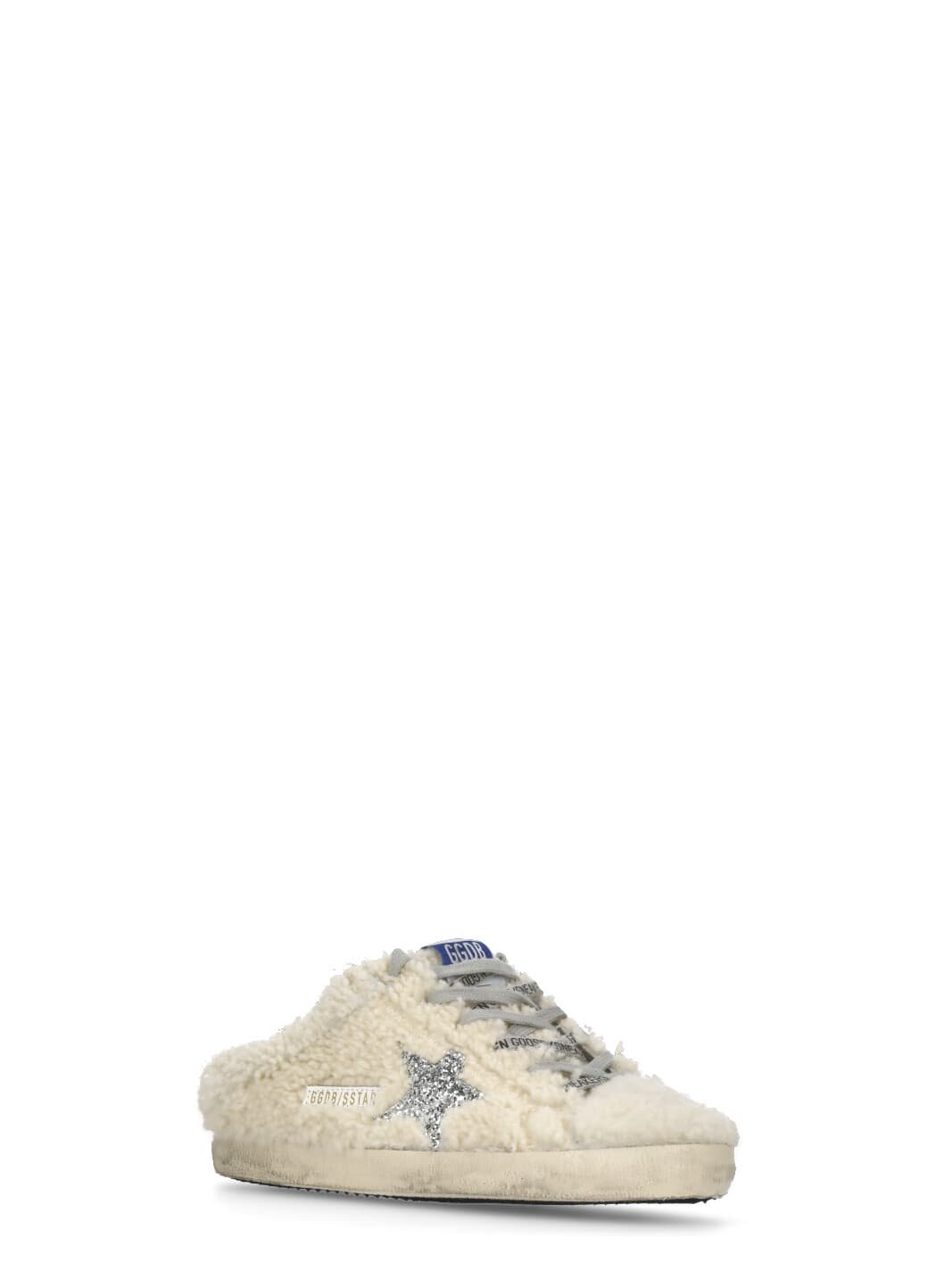 Golden Goose Super-star Sabot Shearling Sneakers In Brown