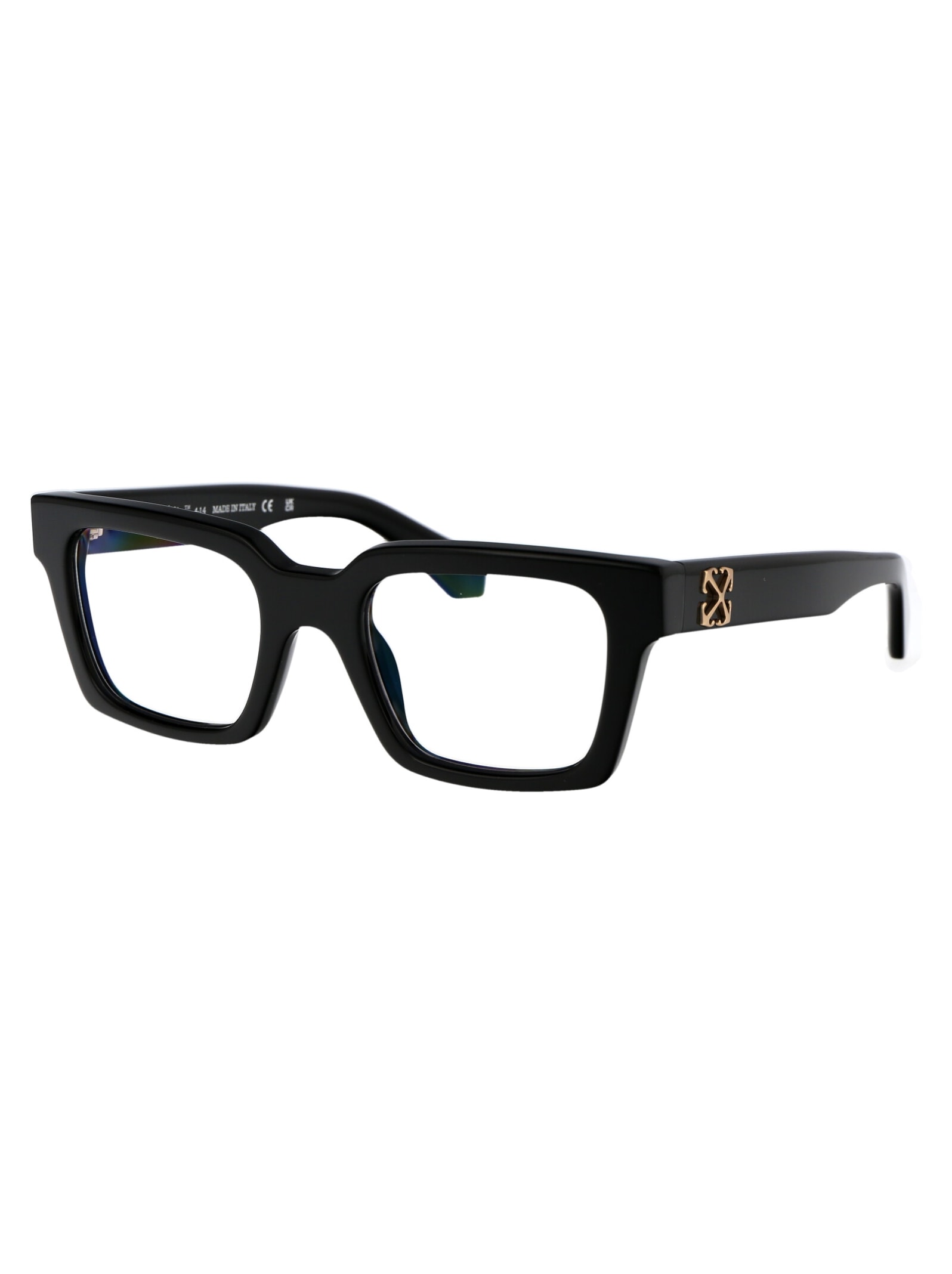 Shop Off-white Optical Style 72 Glasses In 1000 Black