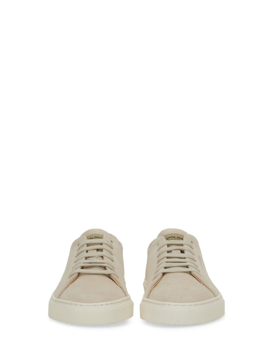 Woolrich Women's Cloud Court Sneaker In Beige
