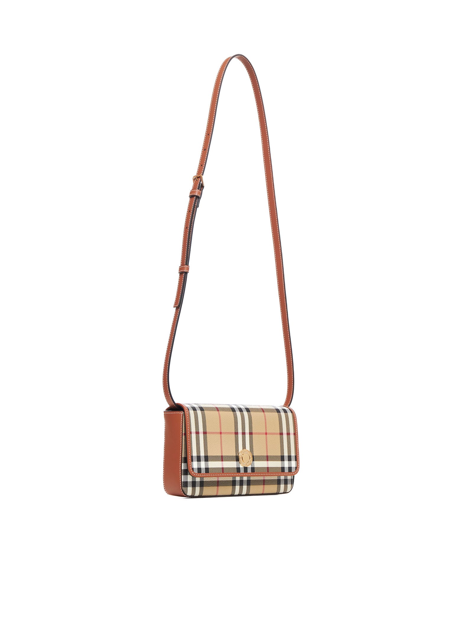 Shop Burberry Tote In Beige