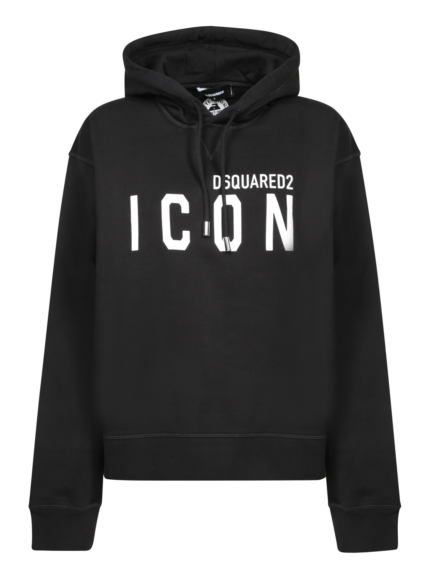 Icon Black Hoodie Sweatshirt