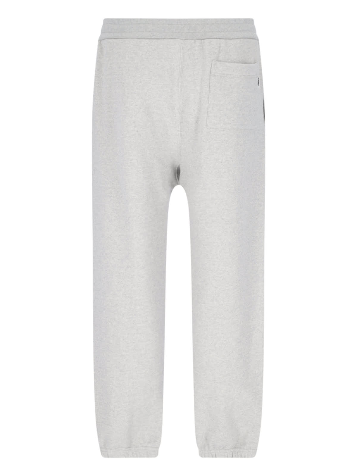 Shop Jil Sander Track Pants In Grigio Chiaro