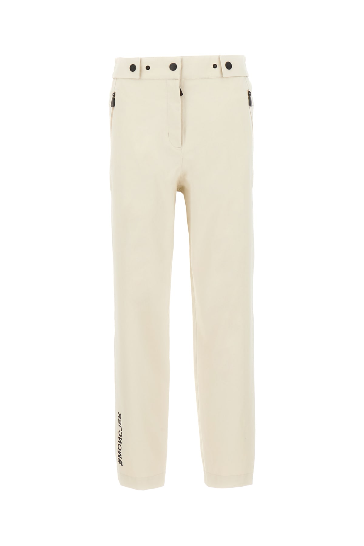 Shop Moncler Sand Stretch Goretex Pant In 20c