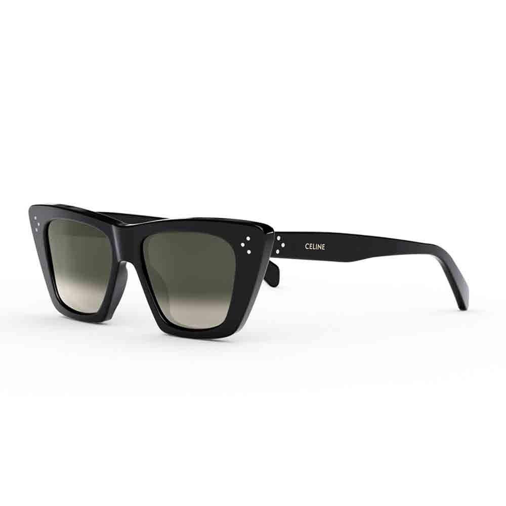 Shop Celine Cat Eye S187 Sunglasses In 01f