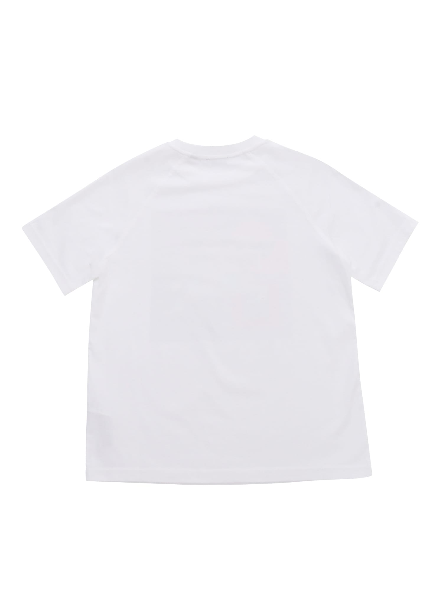 Shop Burberry White T-shirt With Print