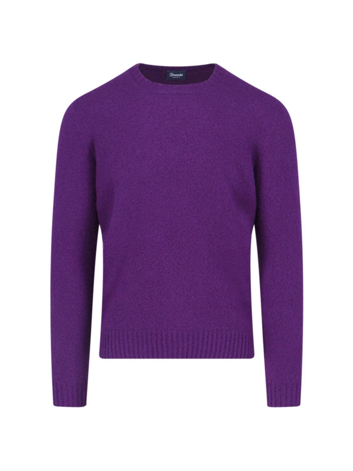 Shop Drumohr Crewneck Sweater In Purple