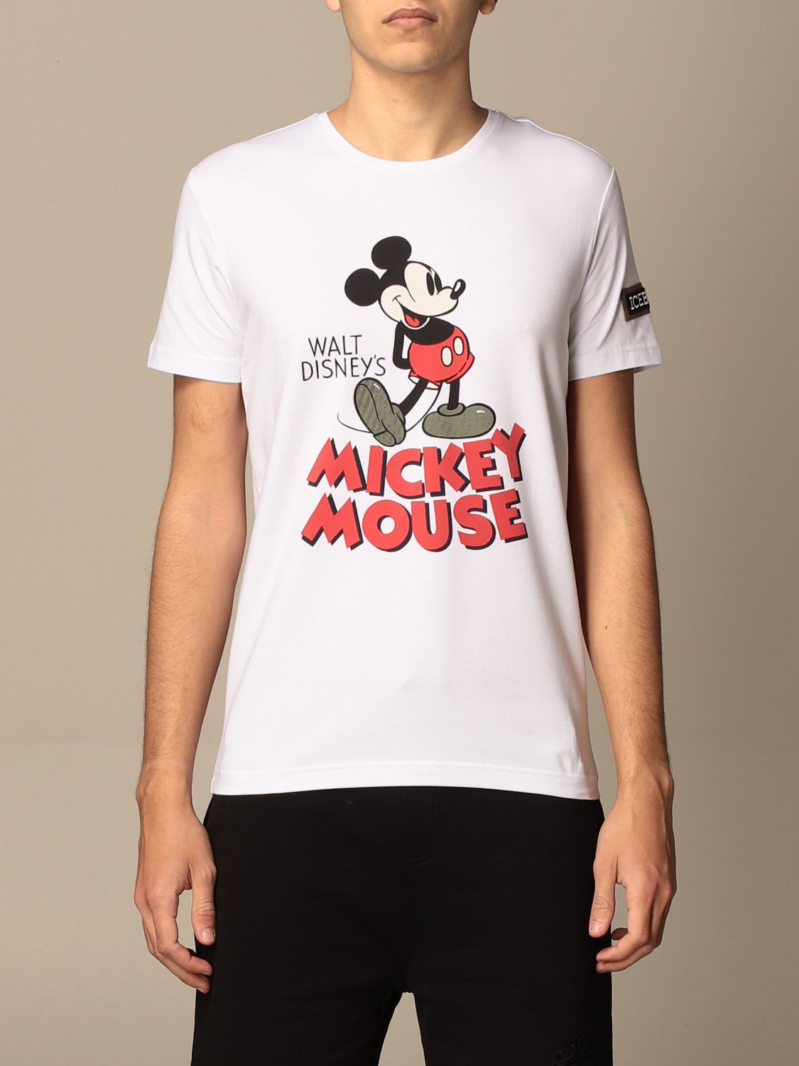 Iceberg T-shirt Iceberg Cotton T-shirt With Mickey Mouse Print