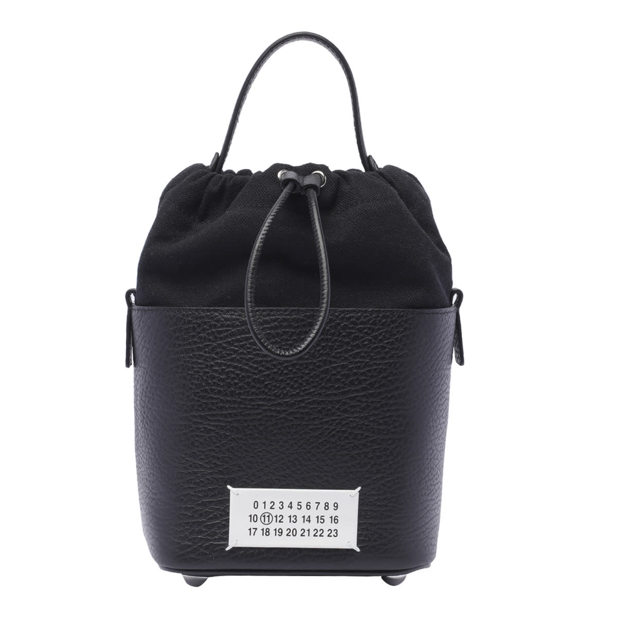 Shop Maison Margiela 5ac Small Bucket Bag In Black