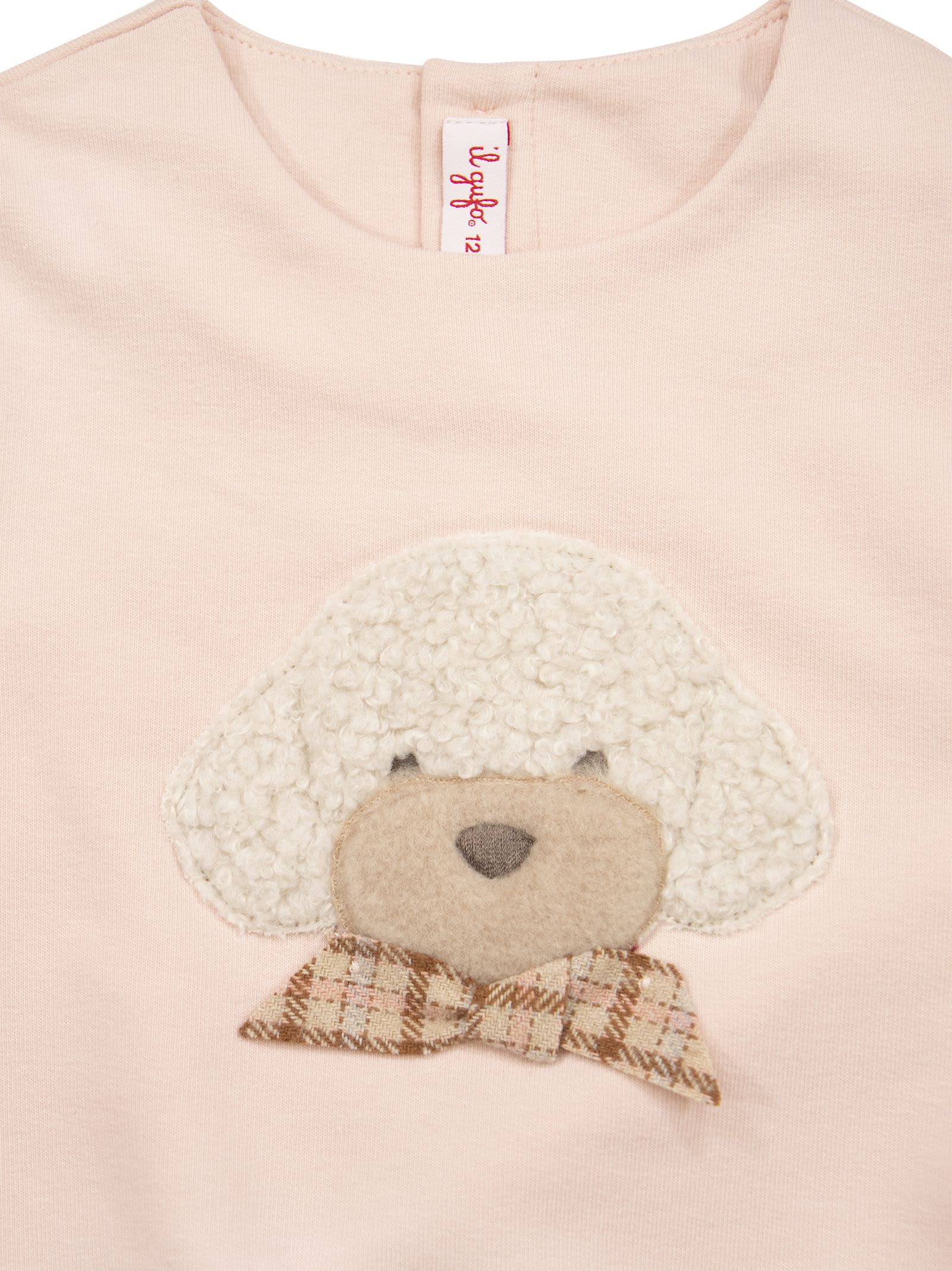 Shop Il Gufo Two-piece Set With Teddy Bear In Pink/ivory