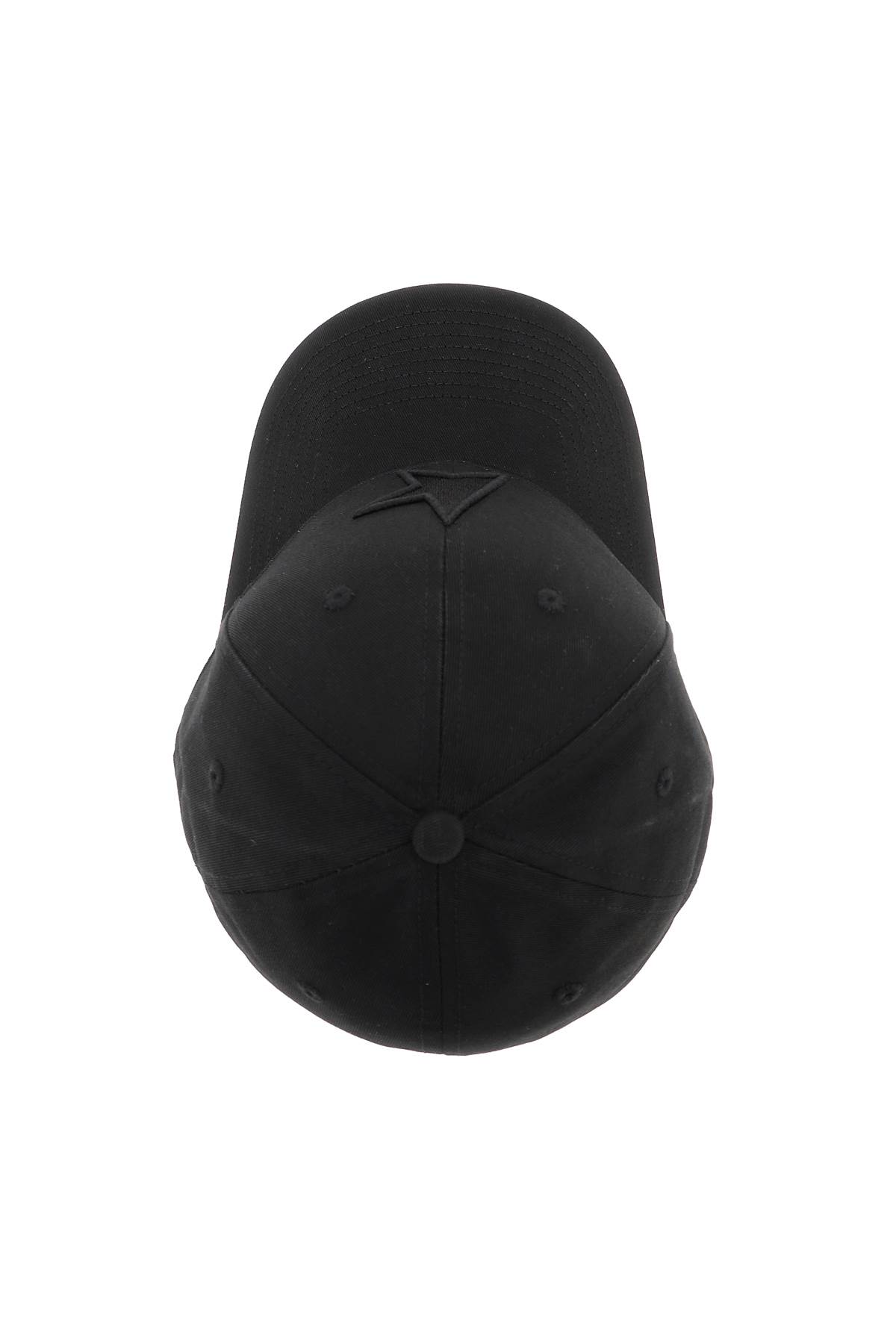 Shop Golden Goose Demos Baseball Hat In Black (black)