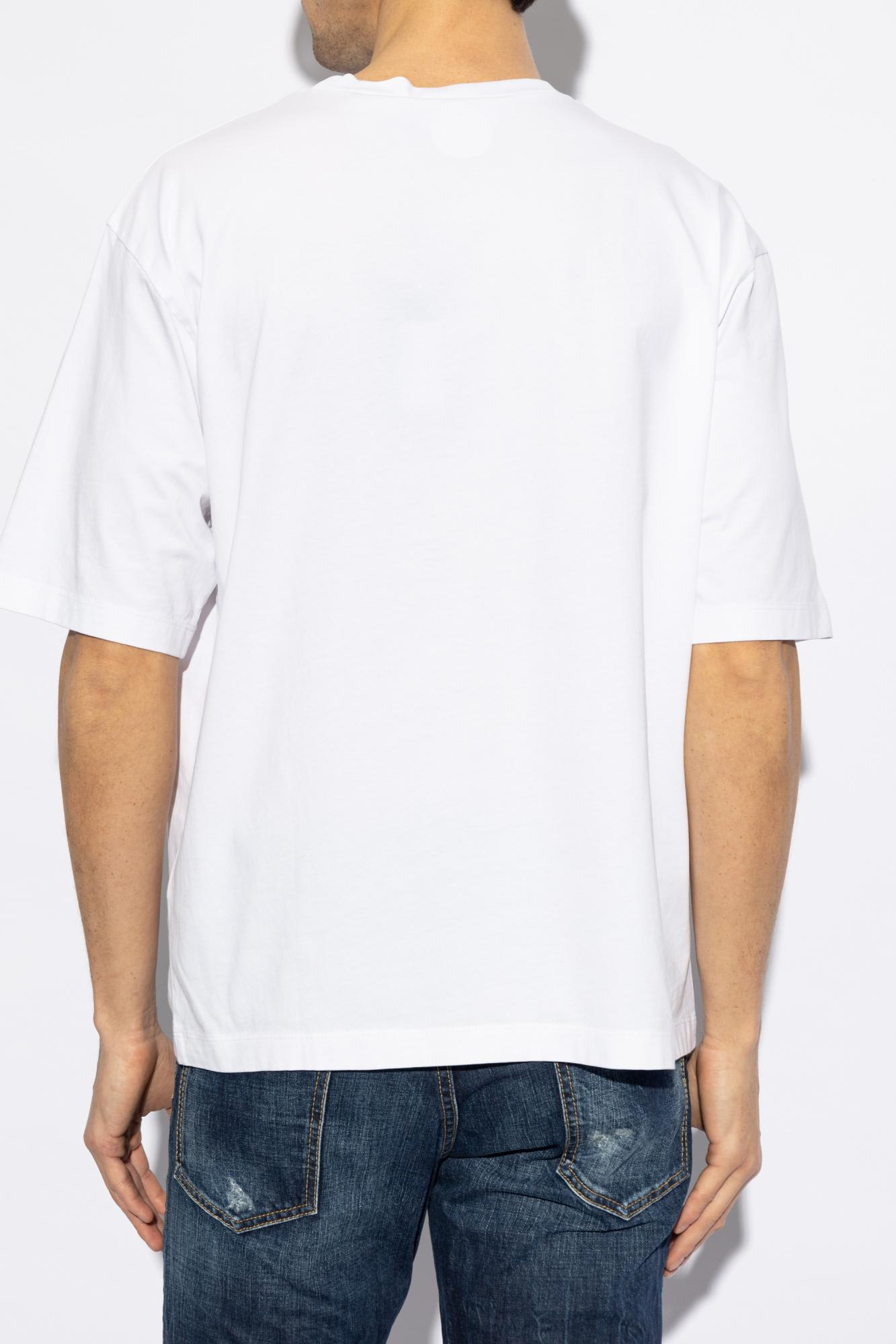 Shop Dsquared2 T-shirt With Logo In White
