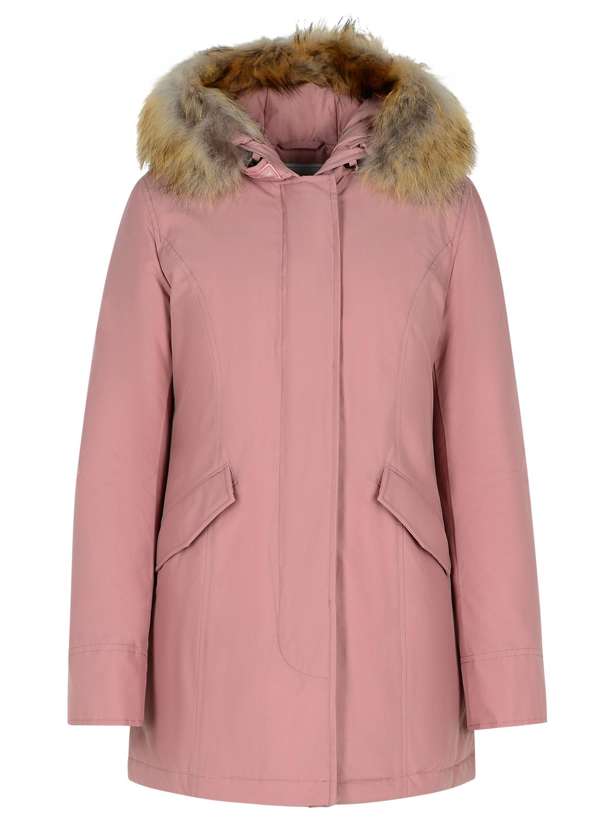 Shop Woolrich Artic Pink Cotton Blend Parka