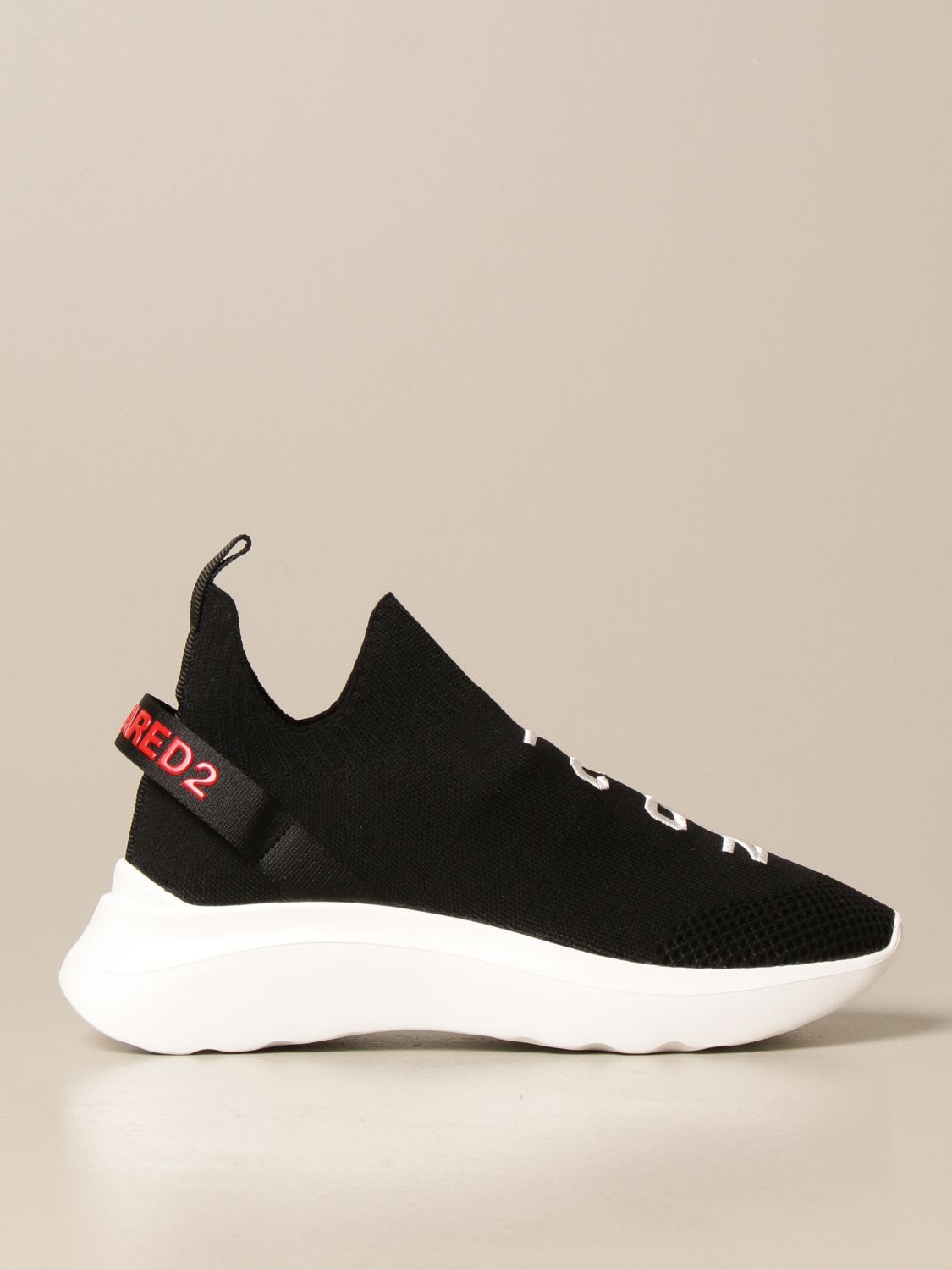 DSQUARED2 SNEAKERS IN TECHNICAL FABRIC WITH ICON LOGO,SNW0124 59203961 M063