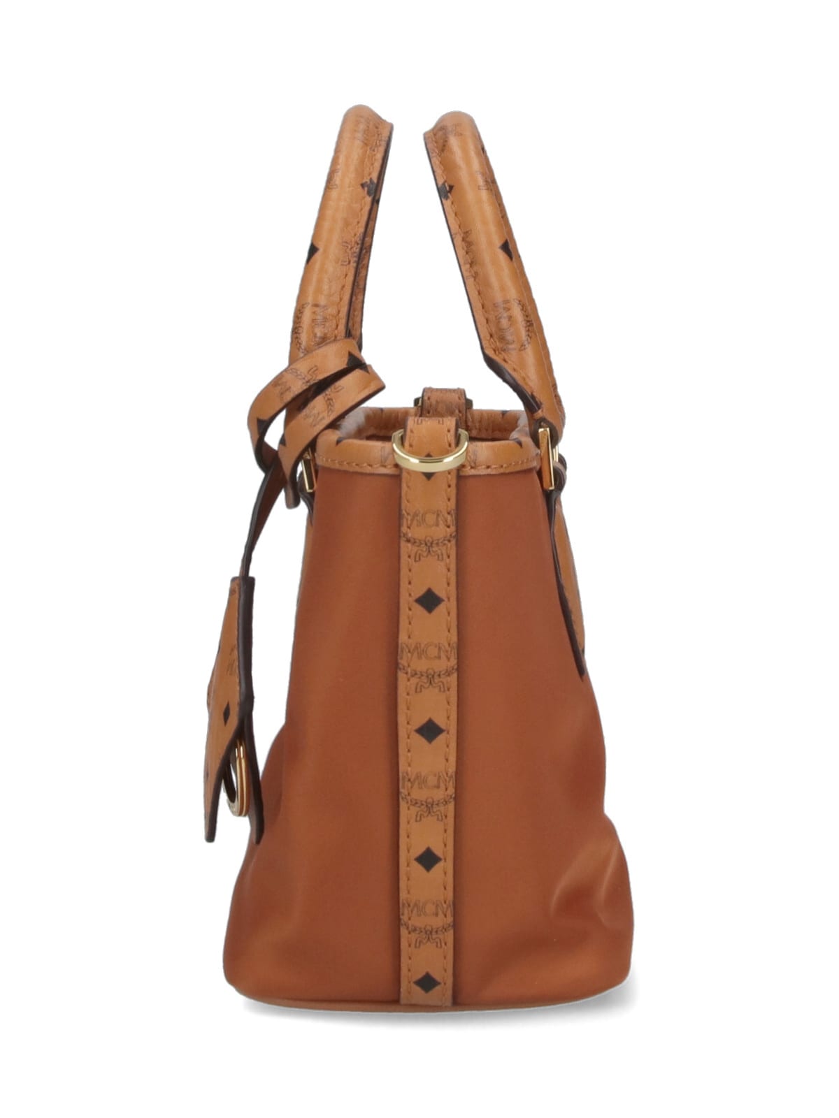 Mcm Aren Tote Bag In Brown
