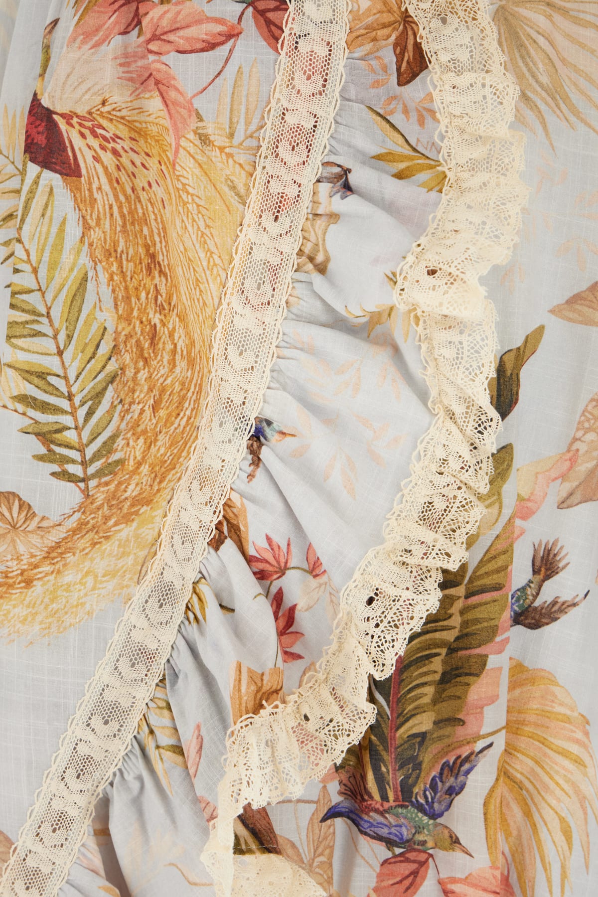 Zimmermann Printed Cotton Ascension Frill Dress In Multi