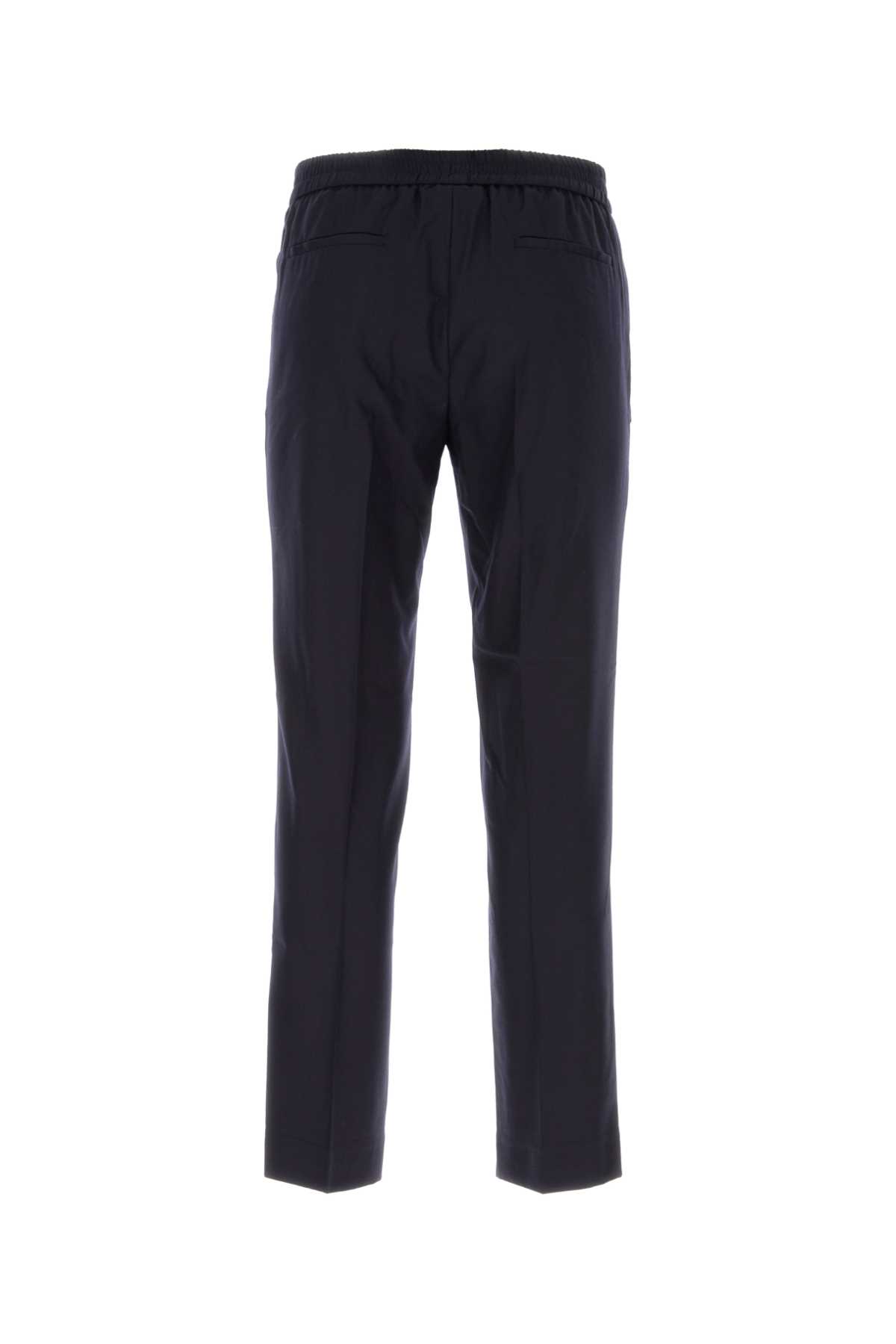 The Harmony Midnight Blue Wool Pant In Navy