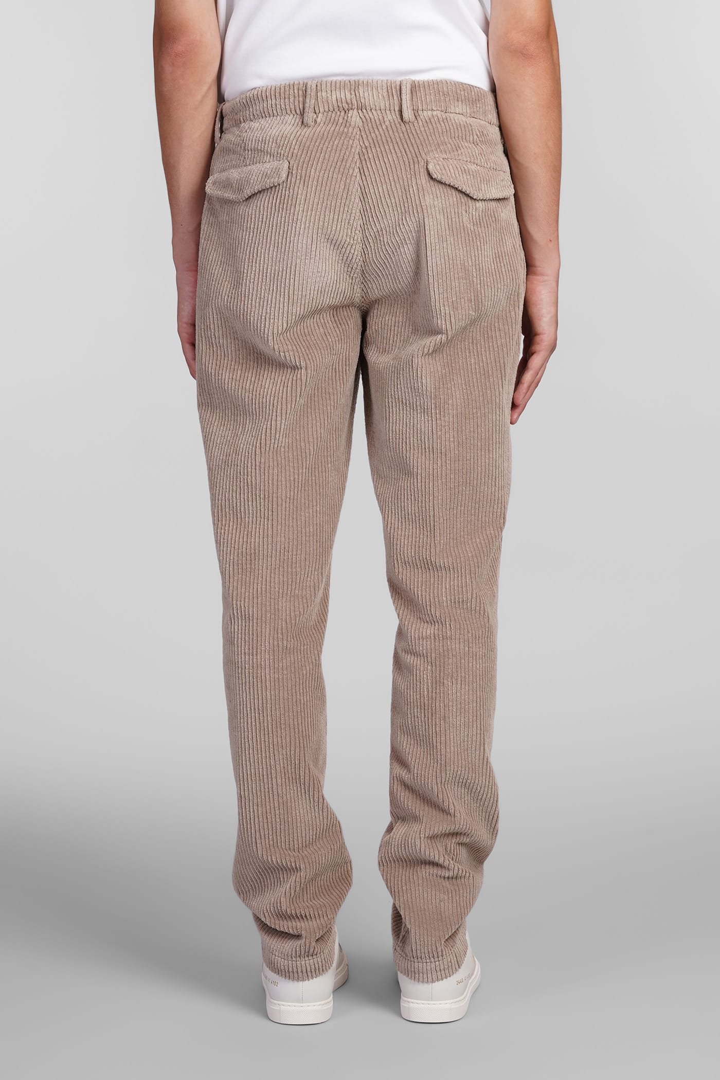 Shop Briglia 1949 Bg32 Pants In Beige Cotton