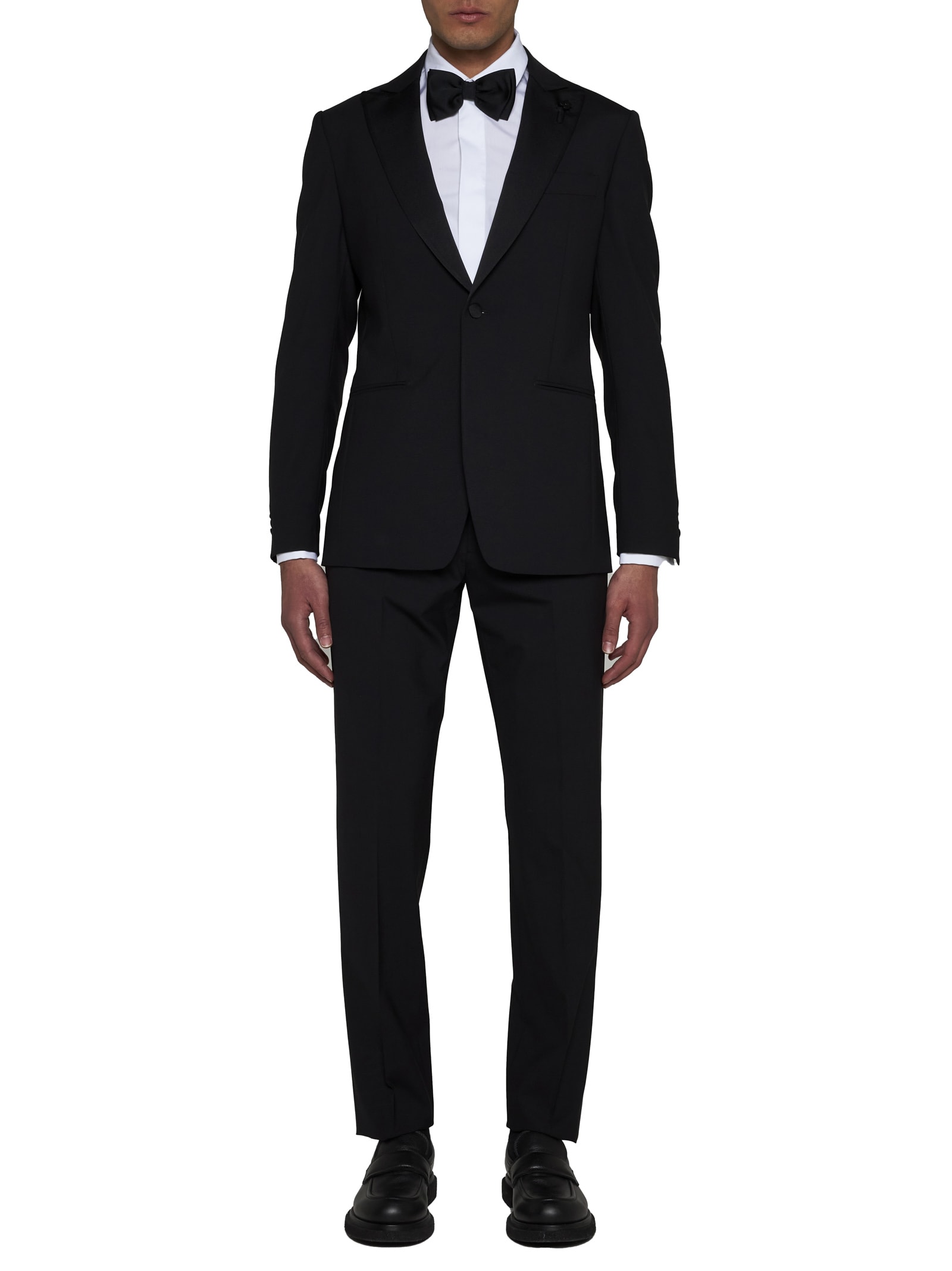 Shop Lardini Suit In Black