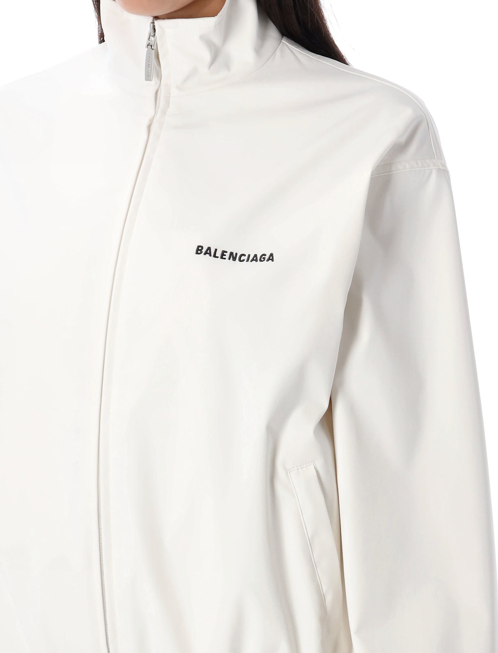 Balenciaga Track Jacket In White