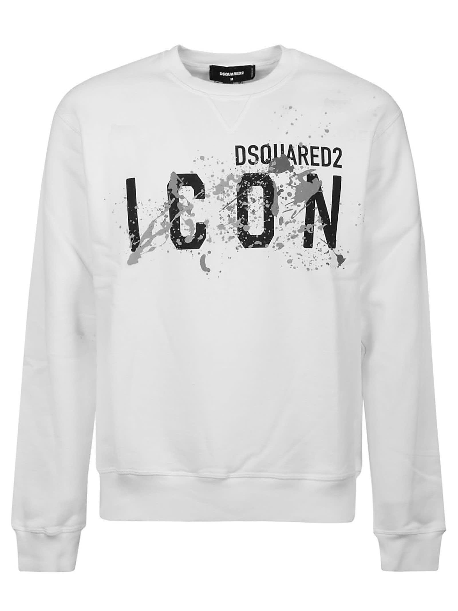 Dsquared2 Icon Splatter Sweatshirt