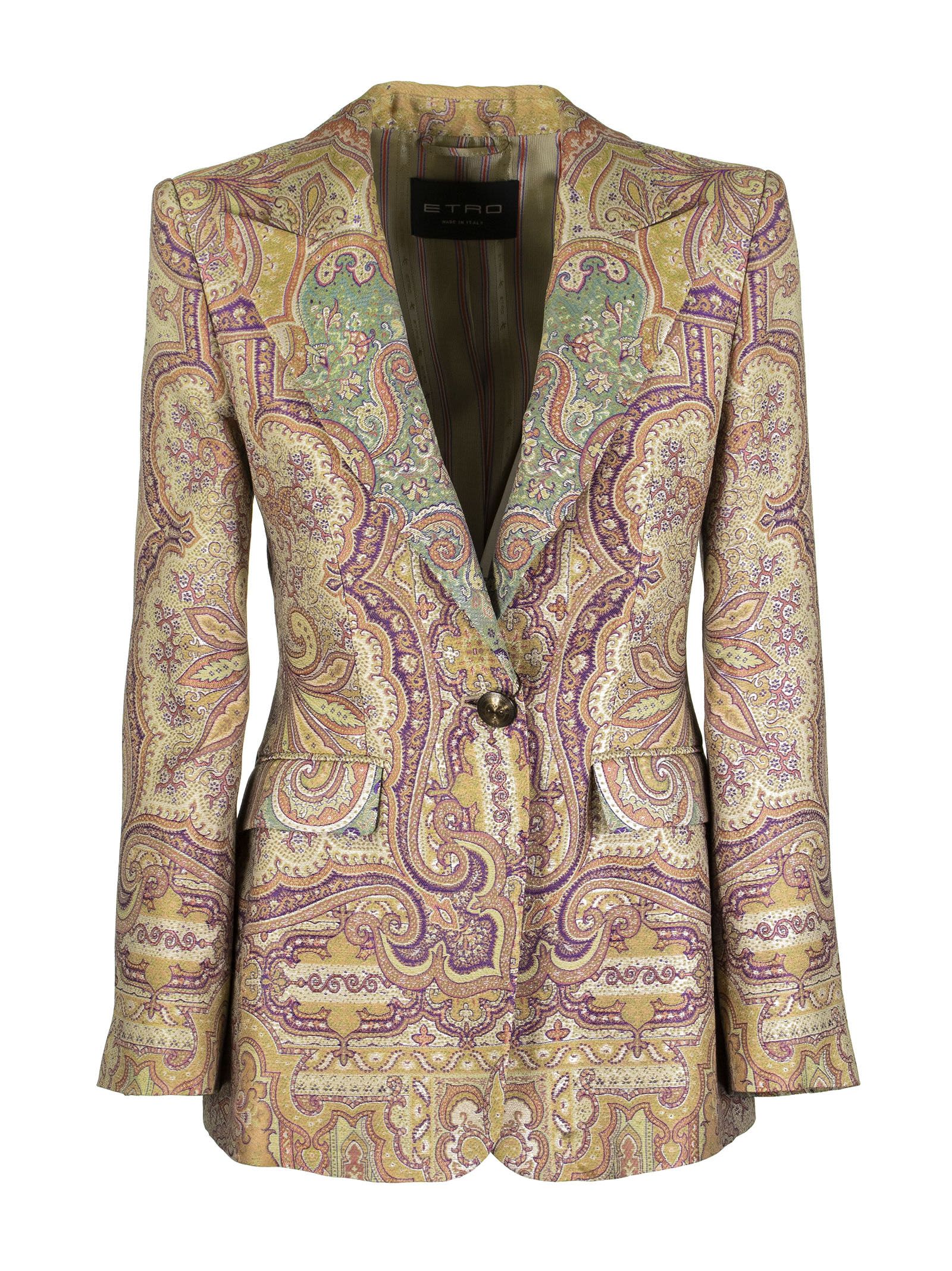 Etro Paisley Print Tailored Jacket | Coshio Online Shop