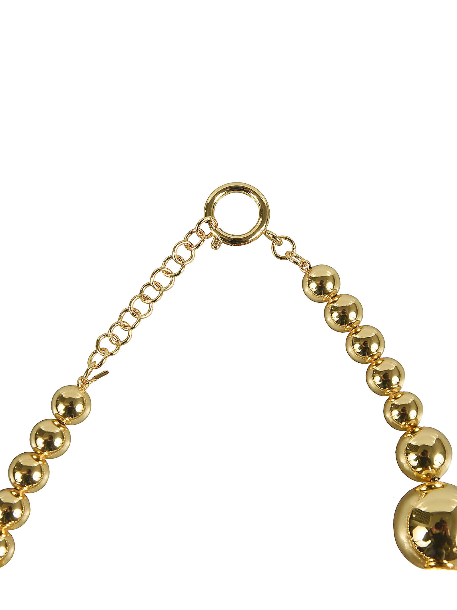 Shop Federica Tosi Beaded Bracelet In Gold