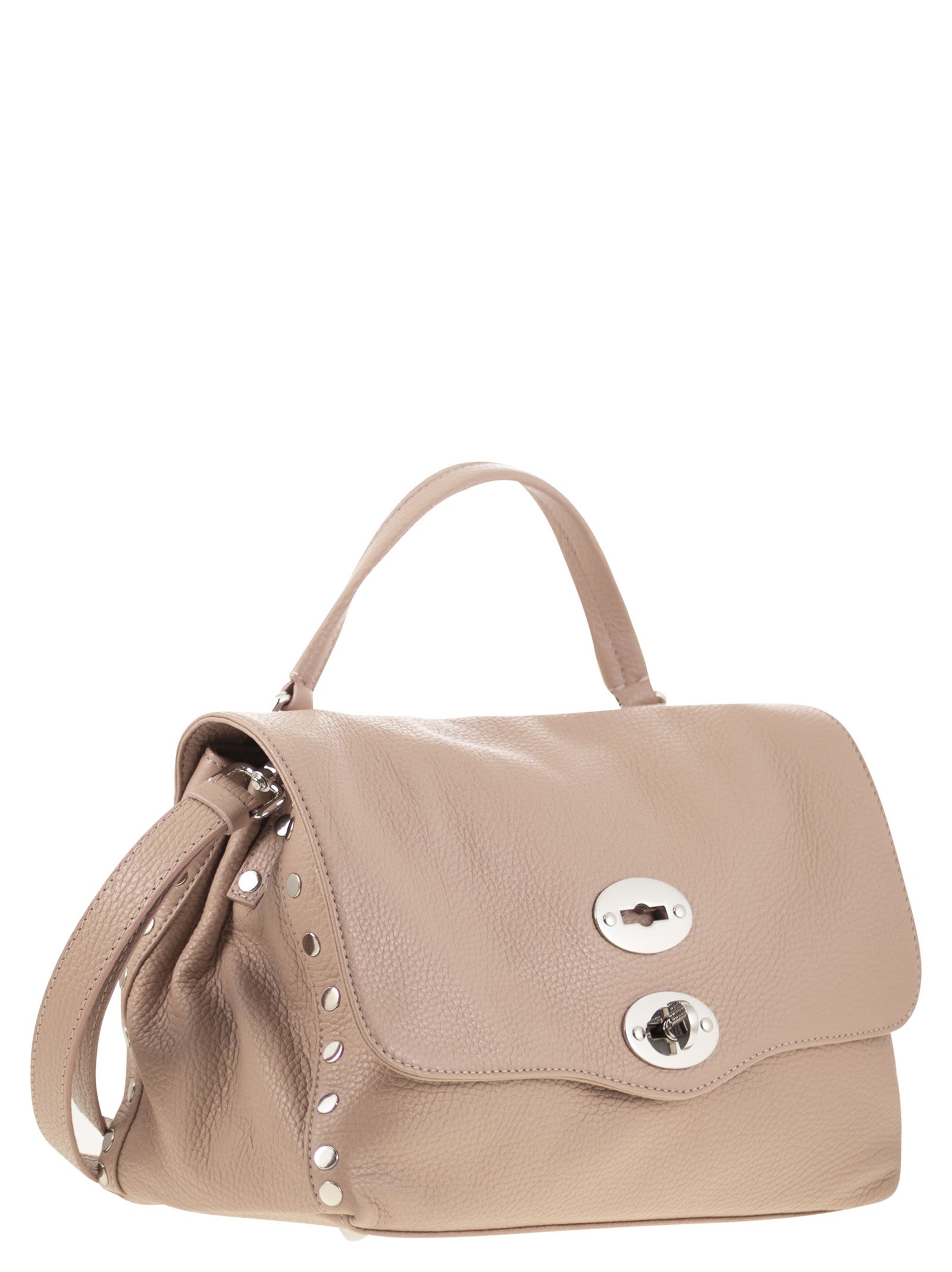 Zanellato Postina Leather Shoulder Bag In Pink