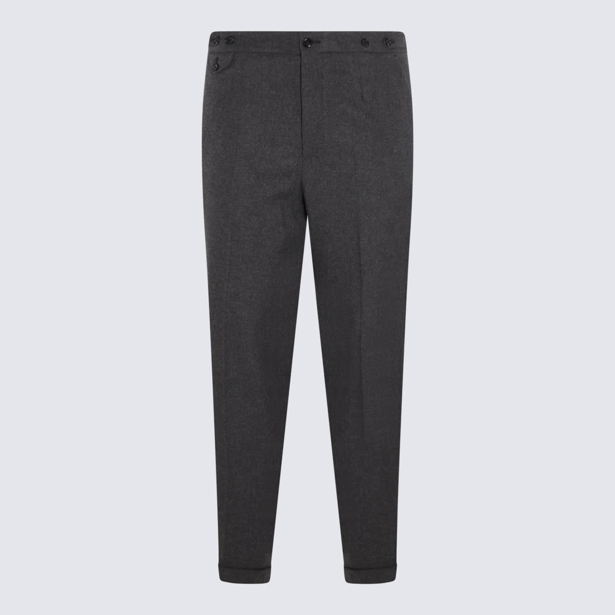 Shop Dolce & Gabbana Grey Wool Pants