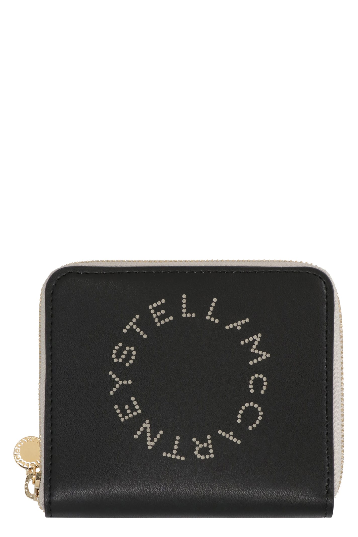 Shop Stella Mccartney Stella Logo Alter-nappa Wallet In Black
