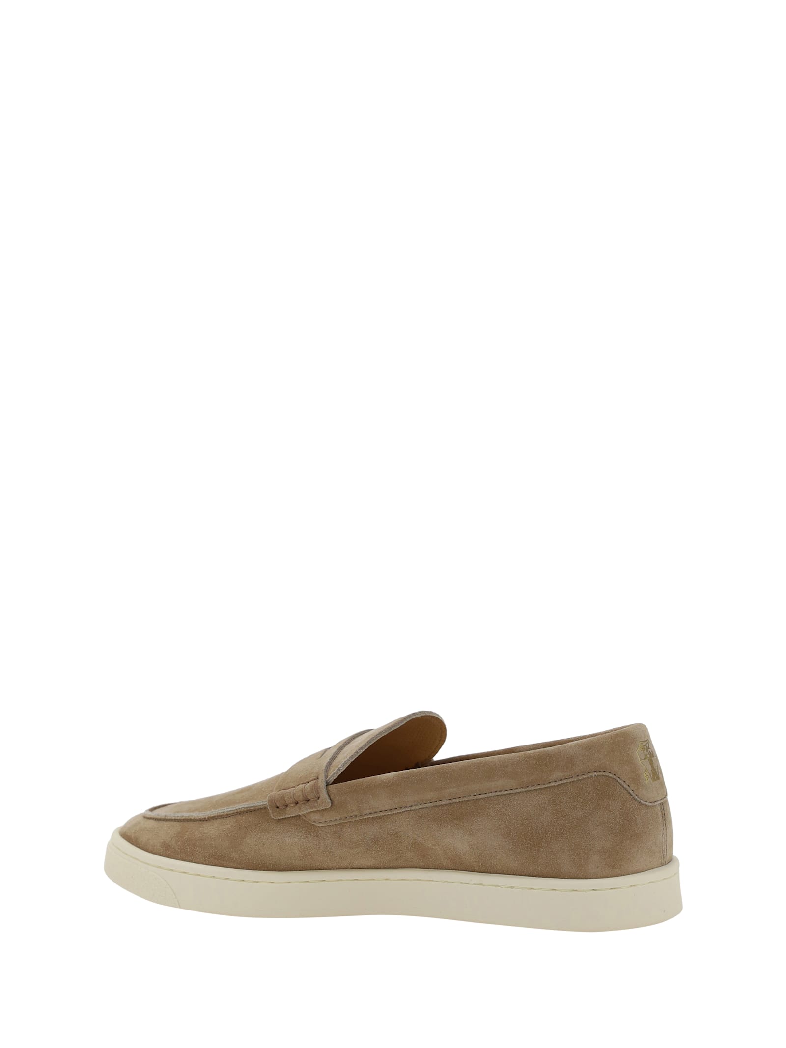 Shop Brunello Cucinelli Loafers In Noisette