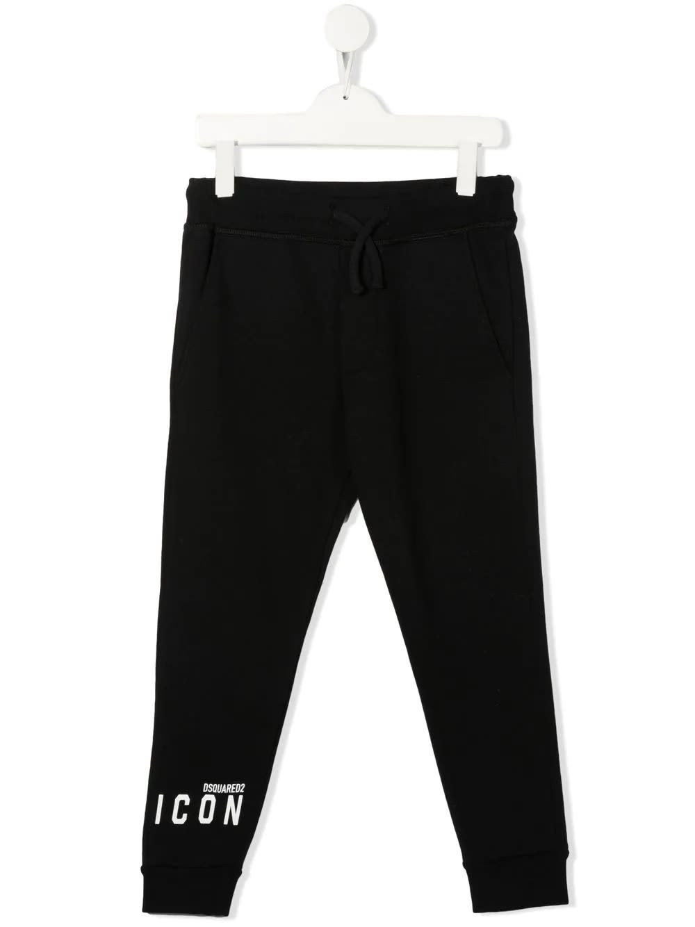 Dsquared2 Kids Black Joggers With Icon Logo