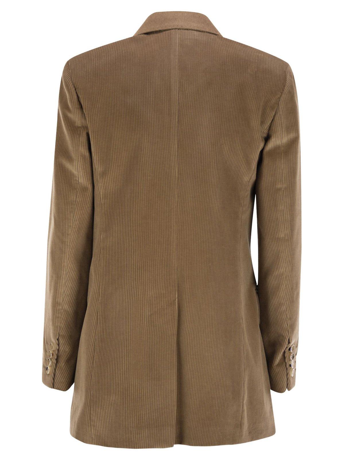 MAX MARA DOUBLE-BREASTED LONG-SLEEVED JACKET 