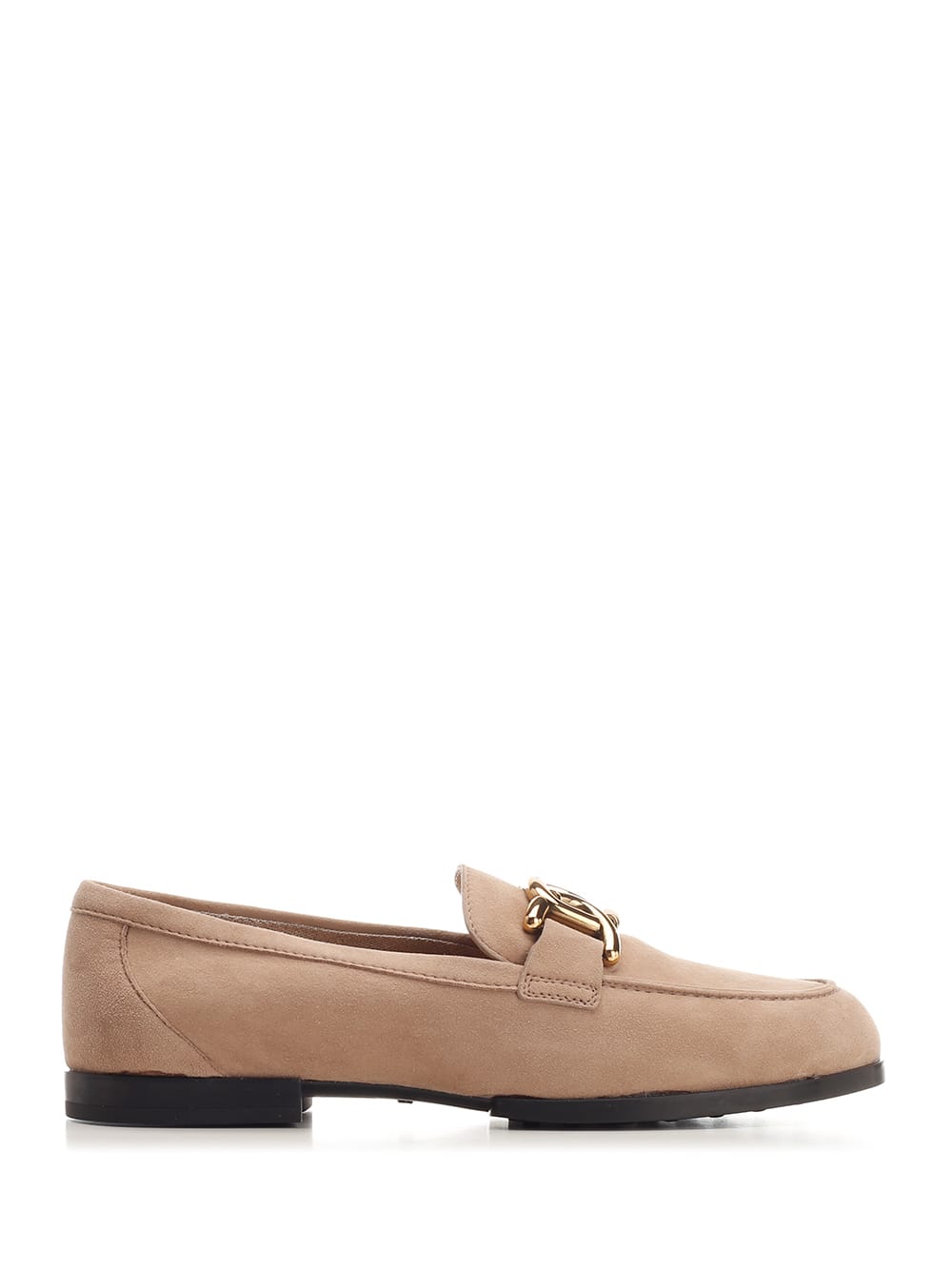 Tod's Kate Suede Loafer In Beige