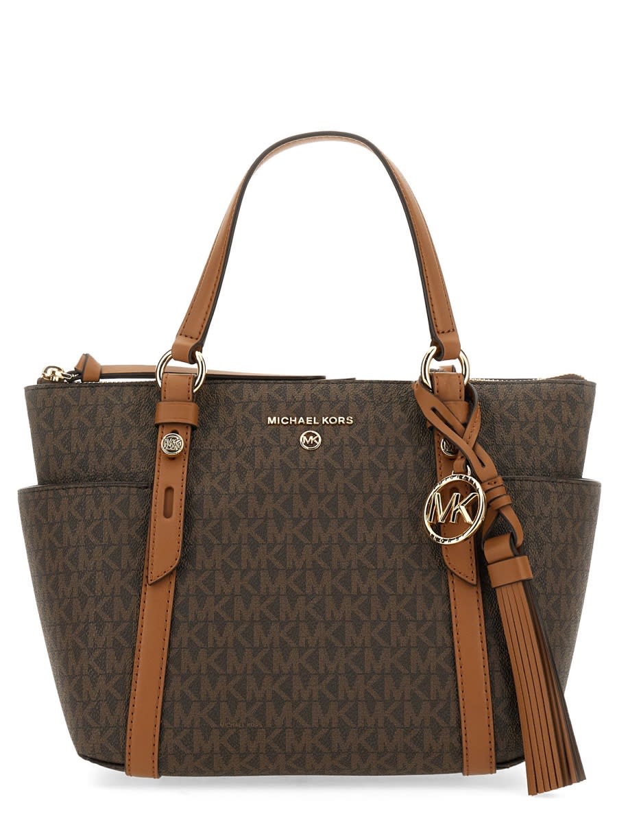 Shop Michael Kors Small Sullivan Tote Bag In Brown