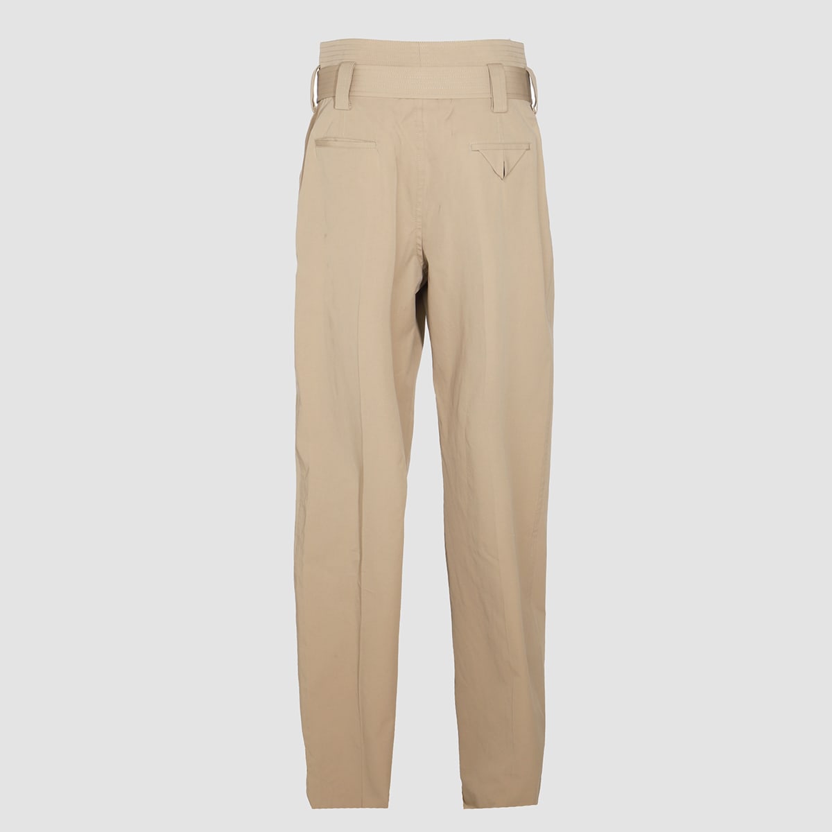 Bottega Veneta Beige Cotton Pants In Brown
