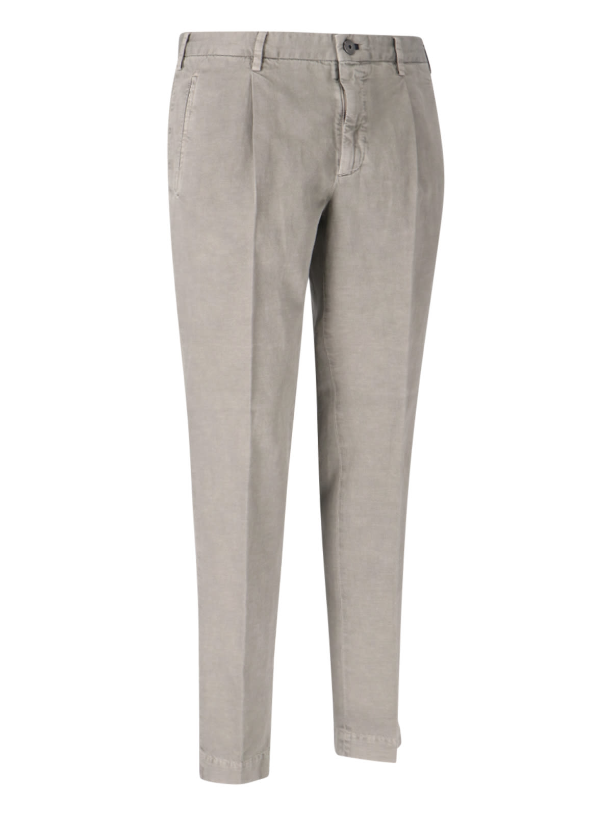 Shop Incotex Slim Pants In Gray