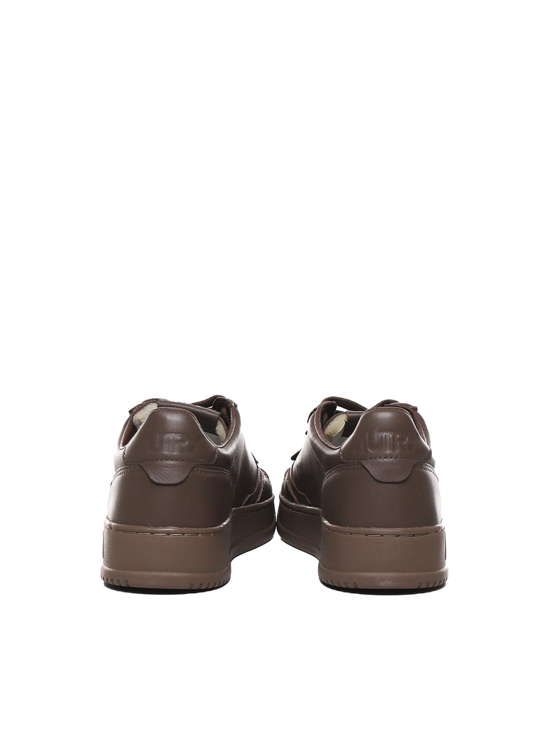 Shop Autry Sneakers Medalist In Cowskin In Brown