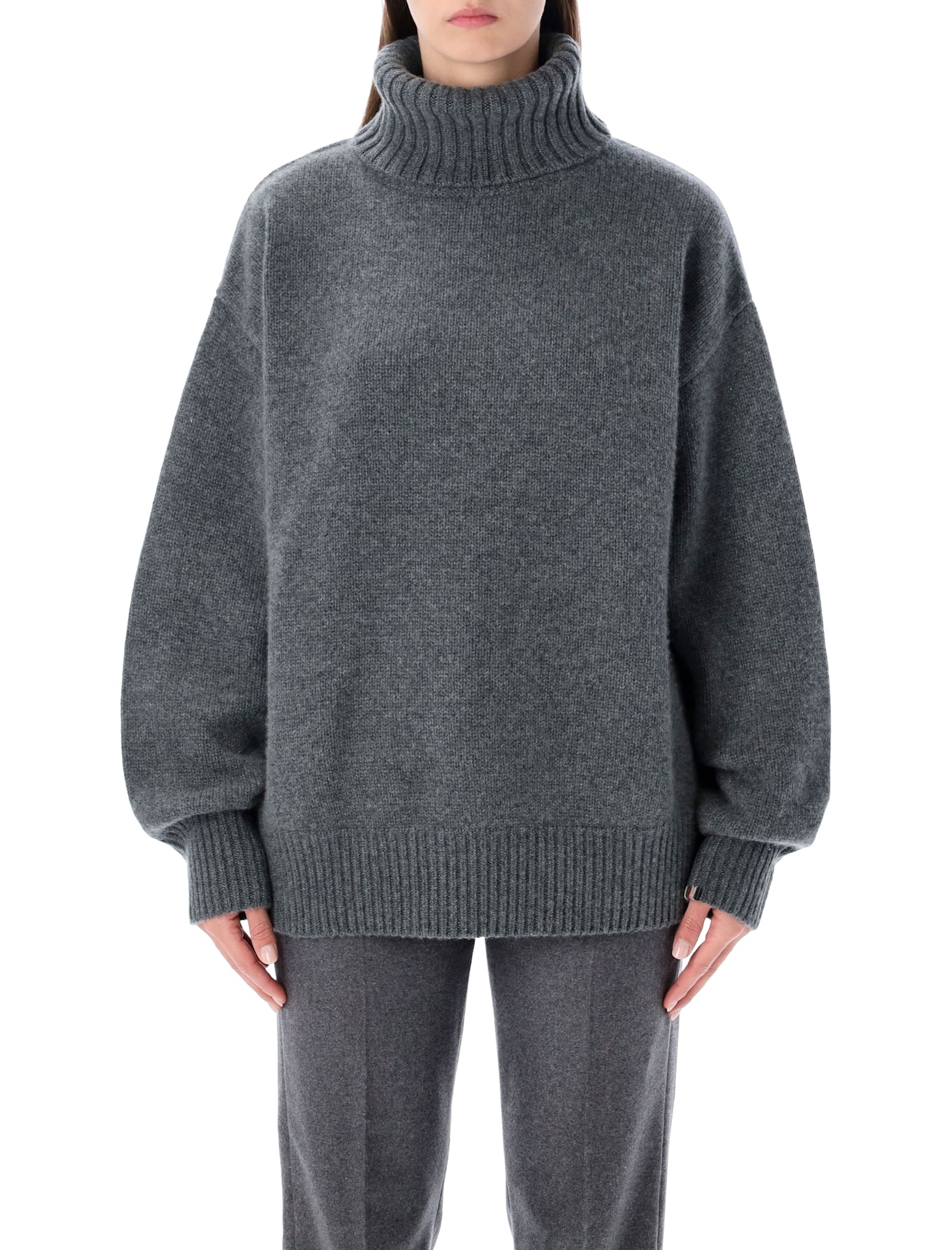 Extreme Cashmere Oversized Extra Sweater In Brown