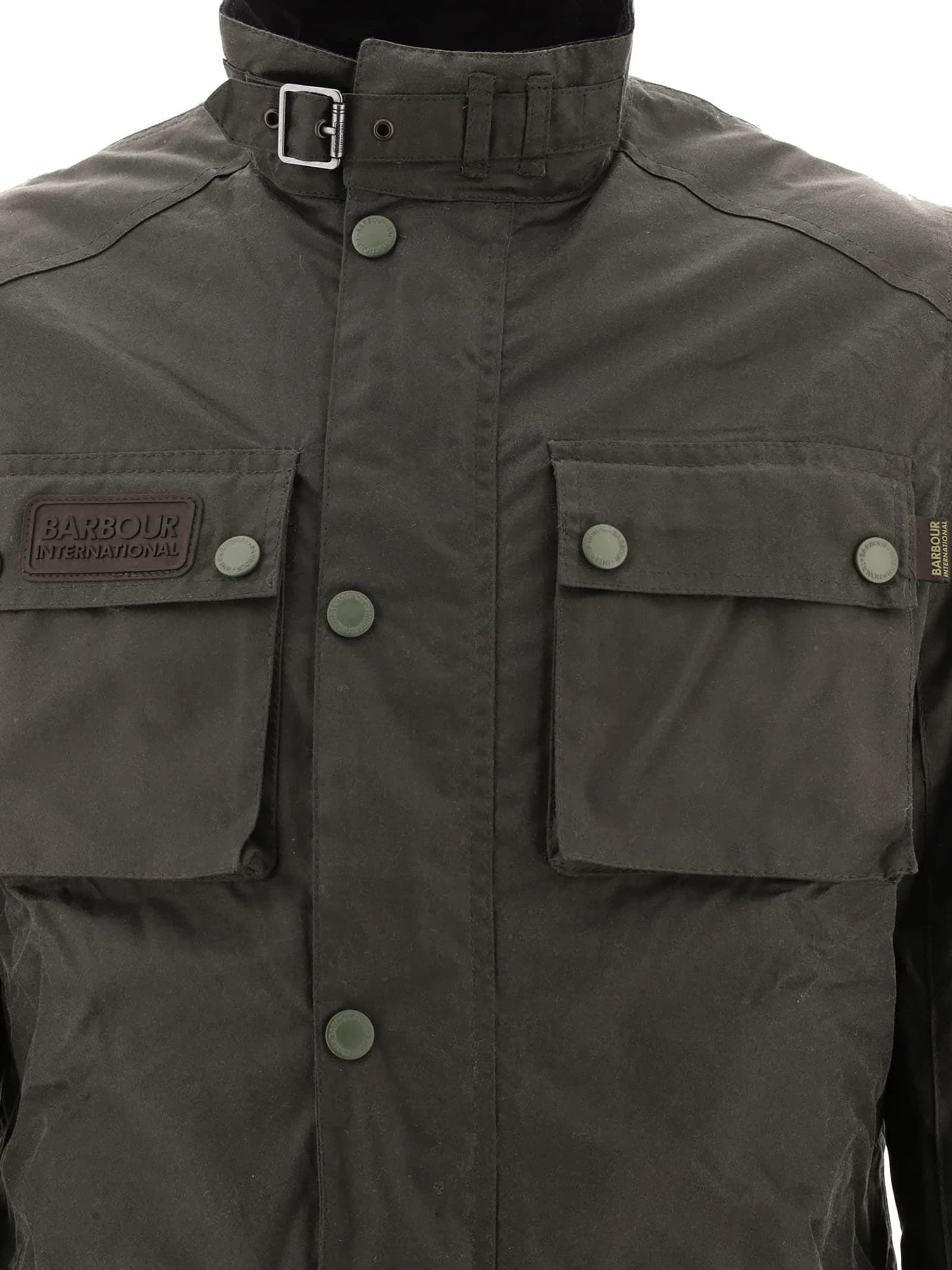 Barbour Coats Green In Black