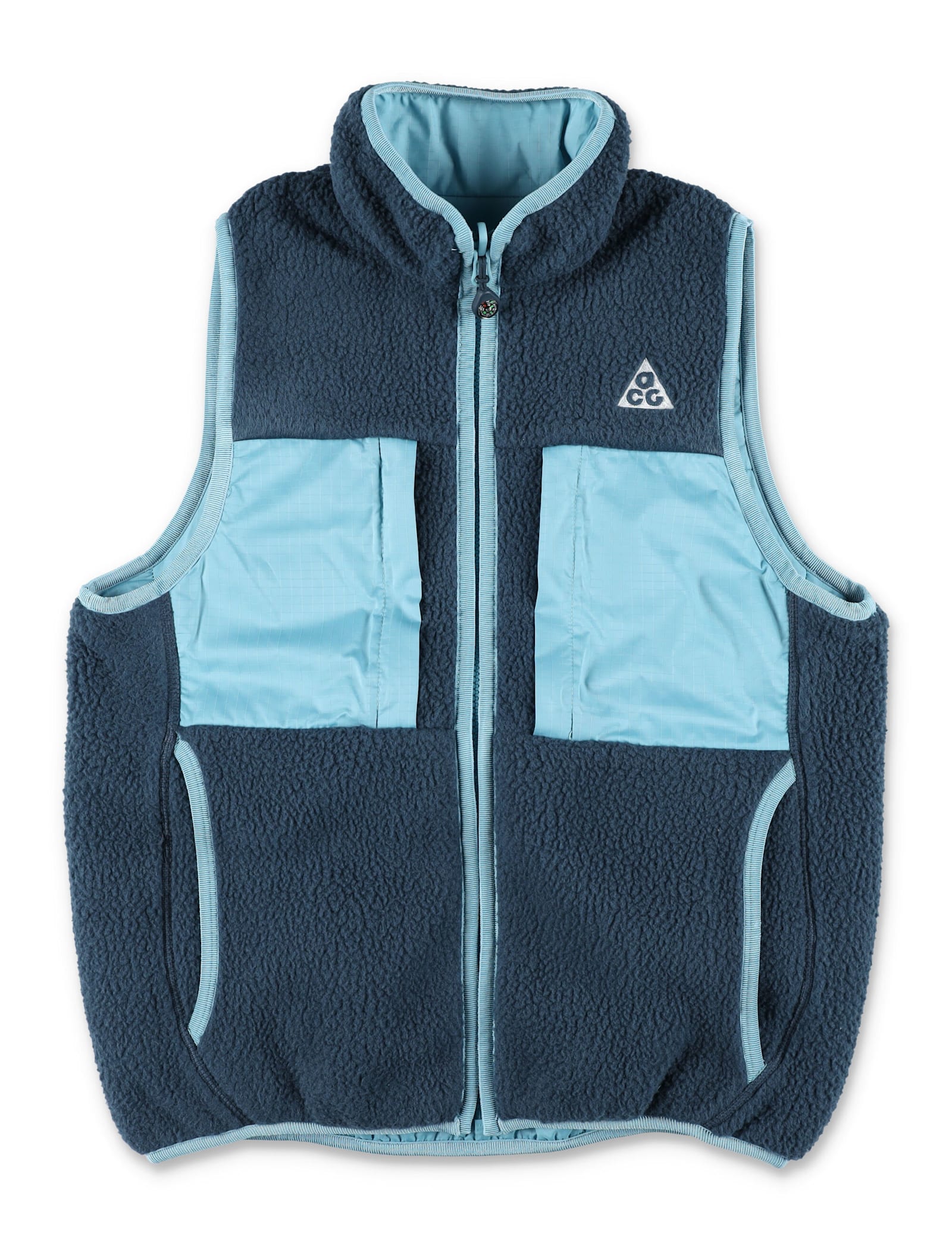 Shop Nike Kid - Therma-fit Reversible Gilet In Navy