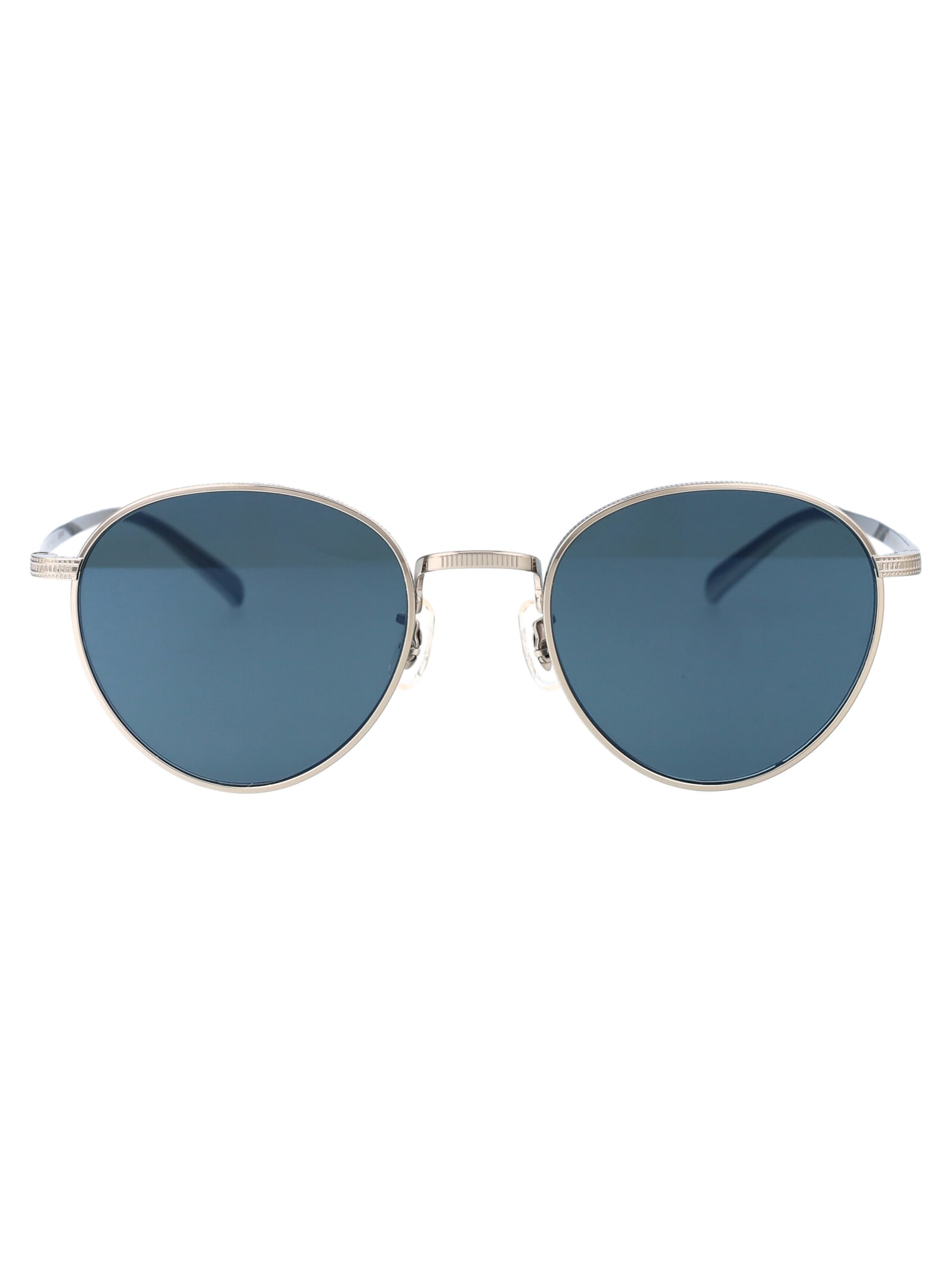 Shop Oliver Peoples Rhydian Sunglasses In 5036w5 Silver