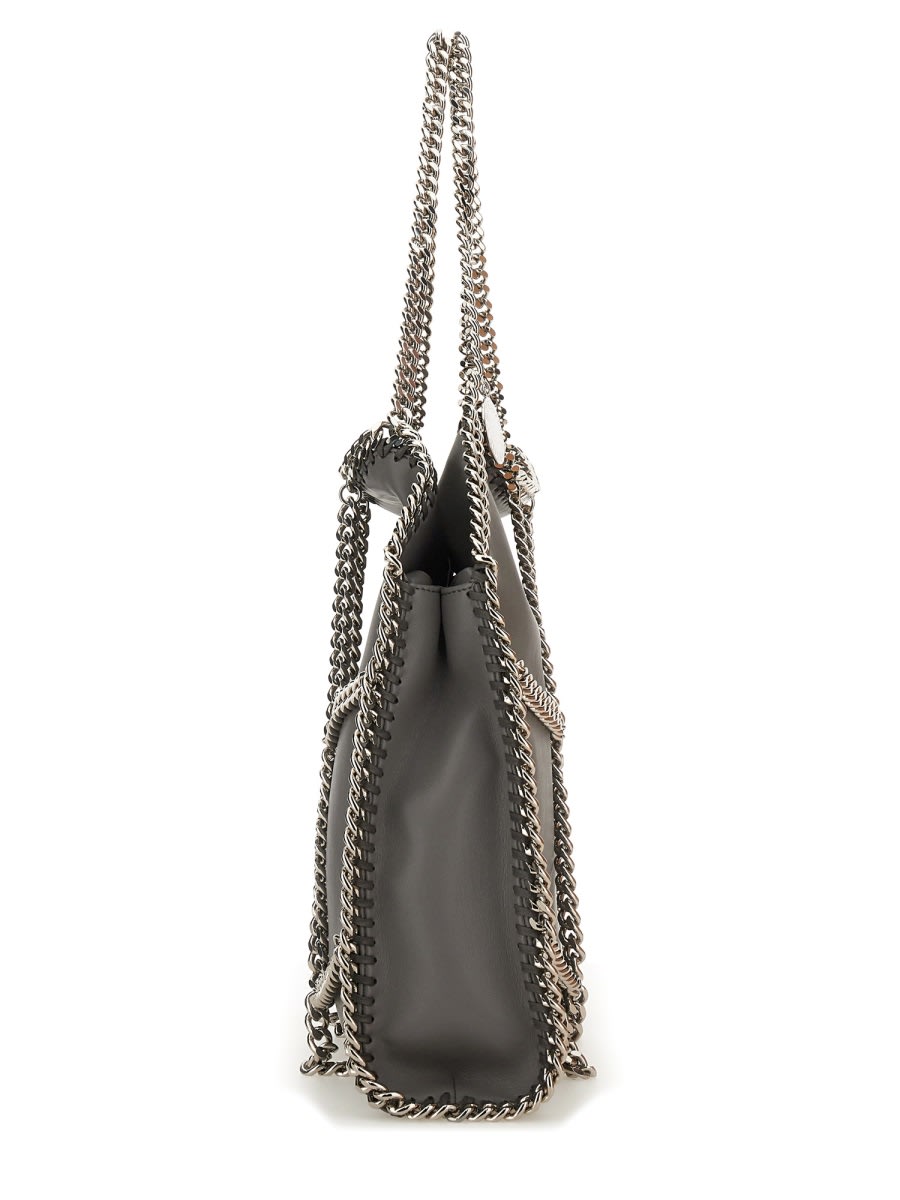 Stella Mccartney Limited-edition Falabella Chain Cage Mini Tote Bag In Gray