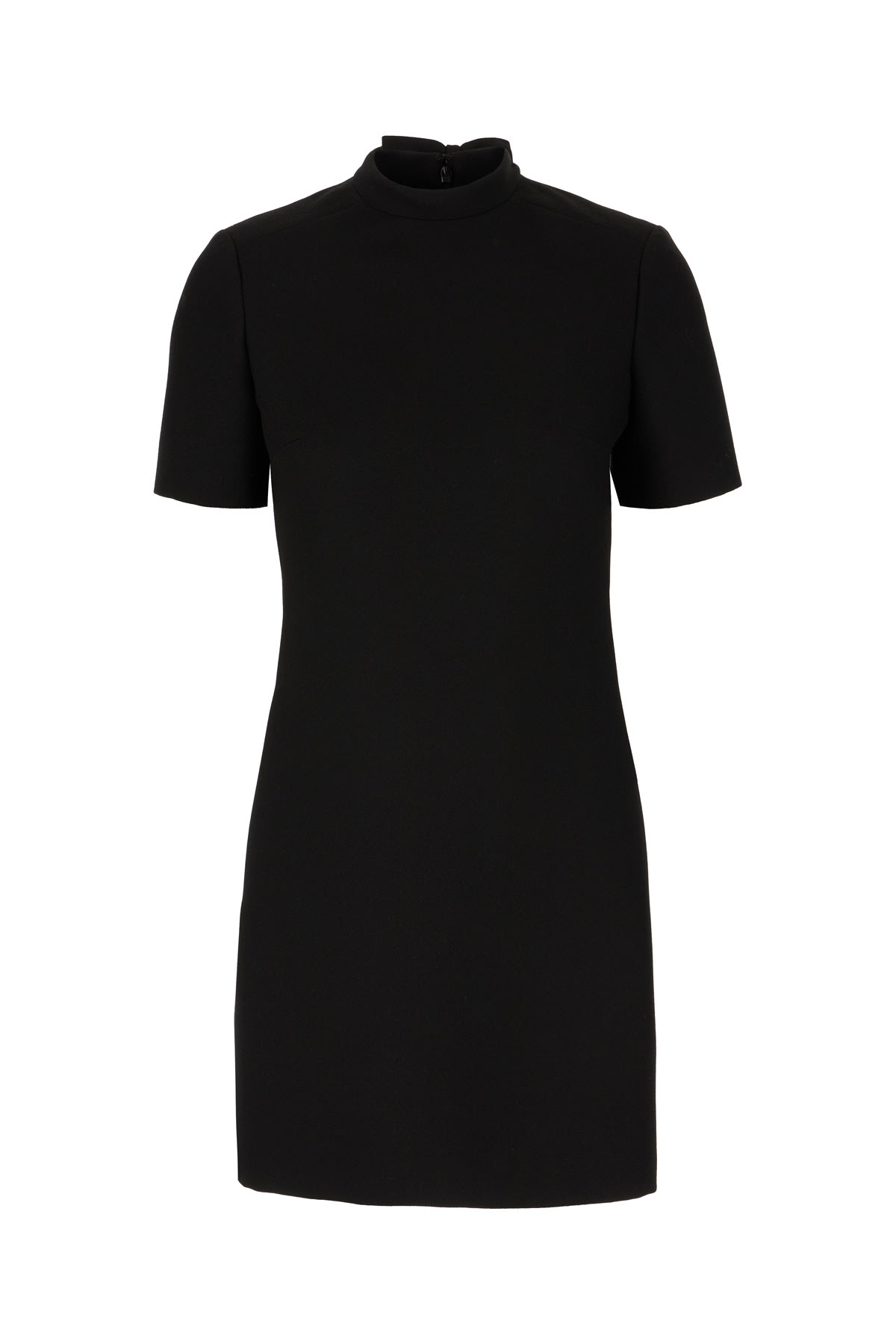 VALENTINO BLACK WOOL MINI DRESS