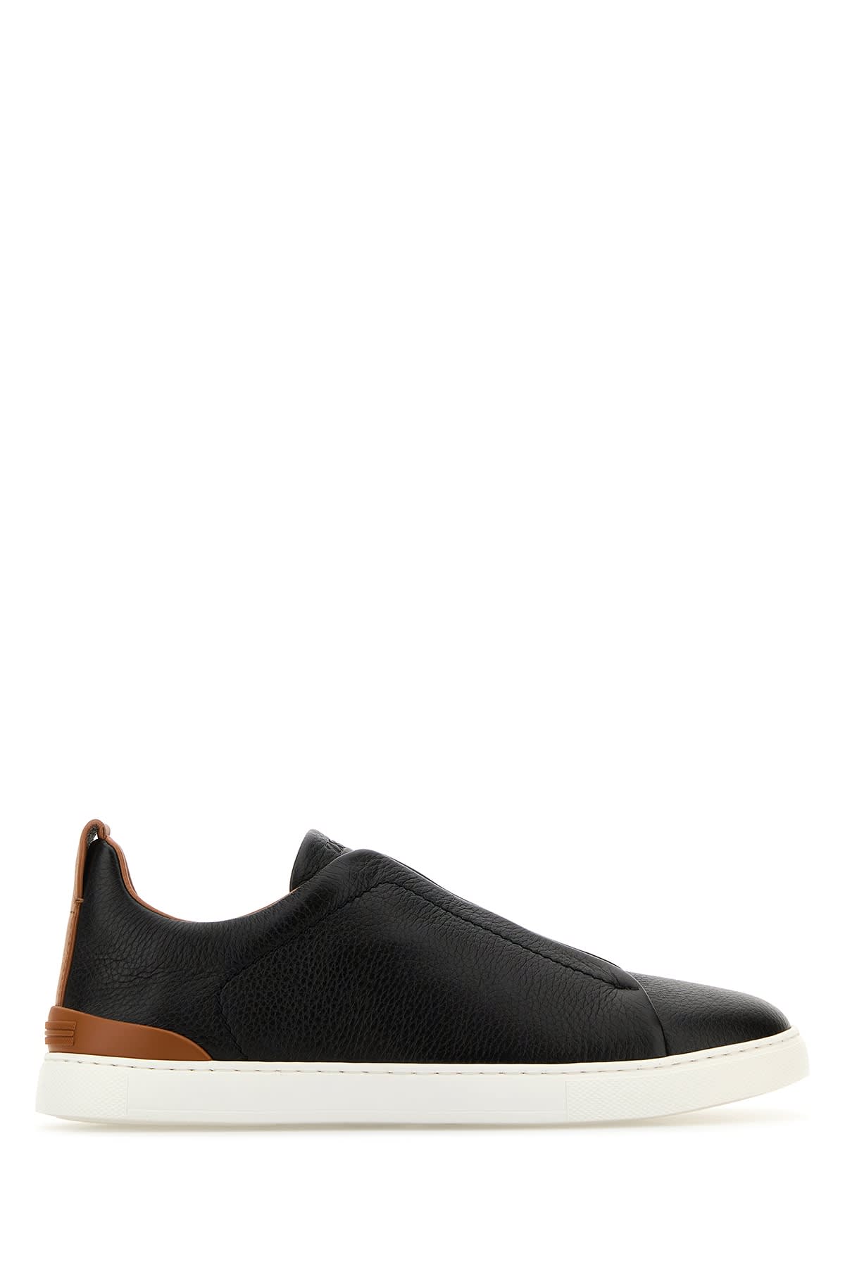 Shop Zegna Triple Stitch Low-top Sneaker