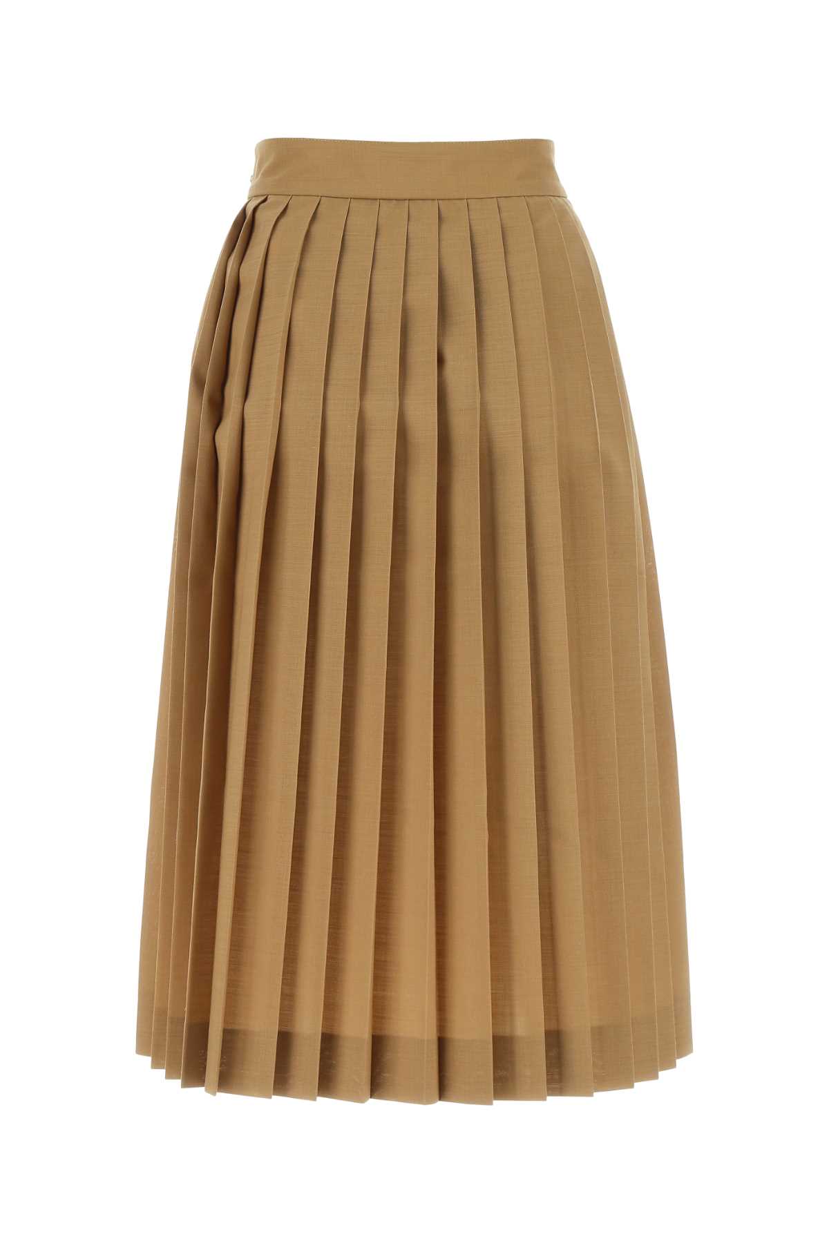 Quira Biscuit Polyester Blend Skirt In Q0024